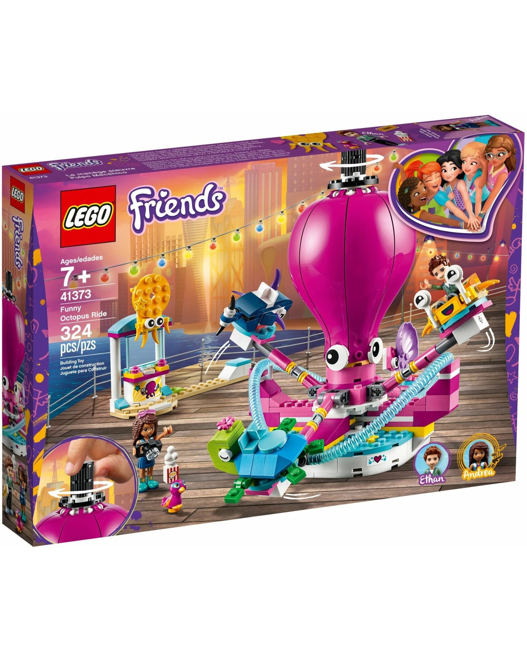 1 LEGO Friends 41373 Amusement Park Funny Octopus Ride, 1 of 4