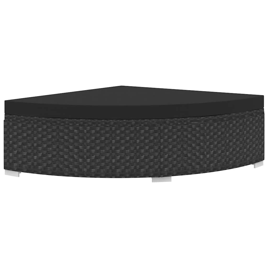 6 vidaXL Garden lounge set Modular - Black, 6 of 8