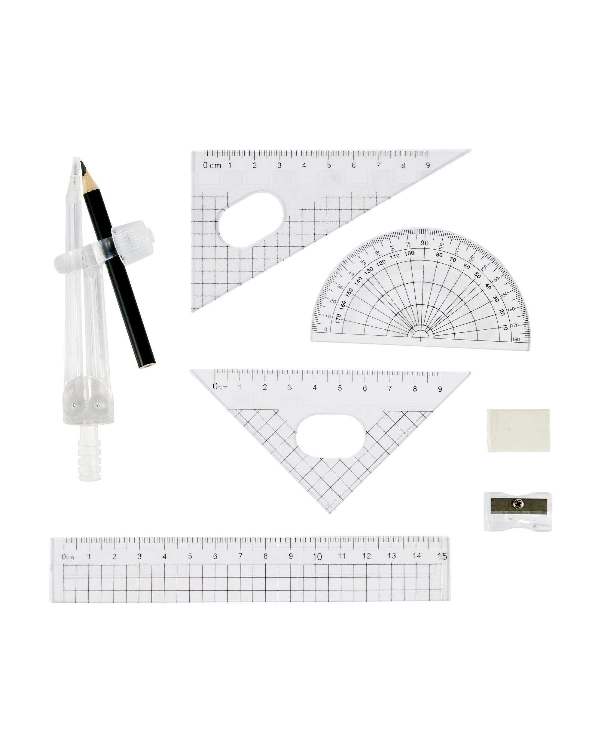 3 Maths Set with Pencil Case, 3 of 4