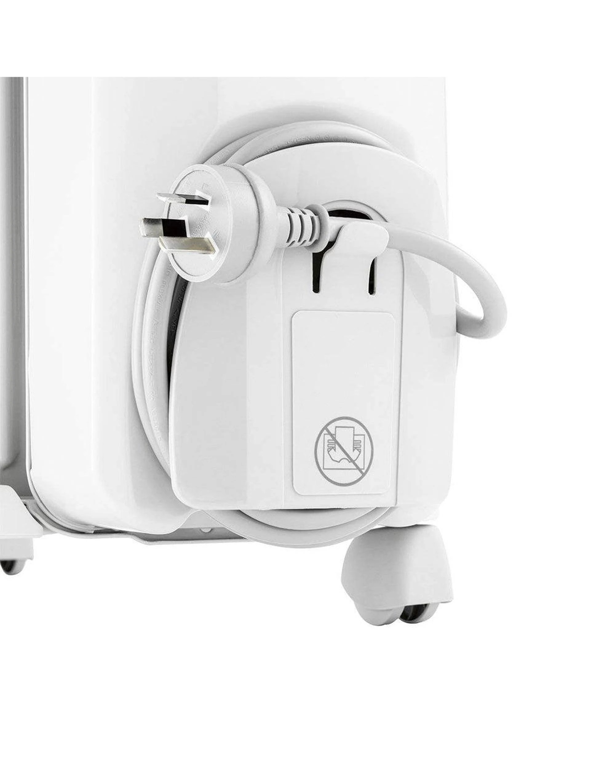6 De'Longhi Electric 2400W Oil Column Heater White, 6 of 7