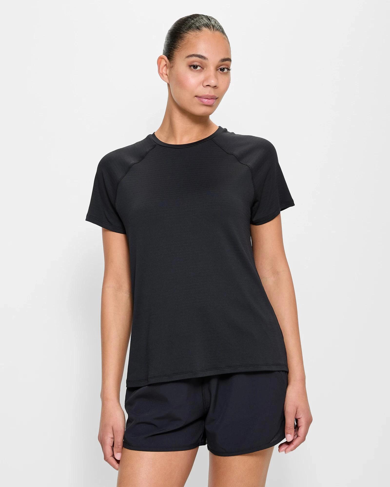 1 Target Active Performance Running Crew Neck T-shirt BLACK, 1 of 5