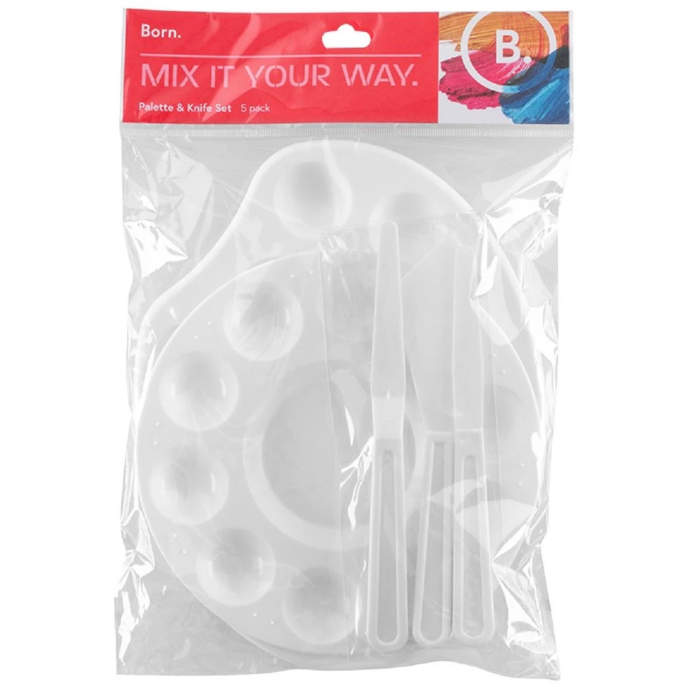 2 Born Palette and Painting Knife 5 Piece Set, 2 of 4