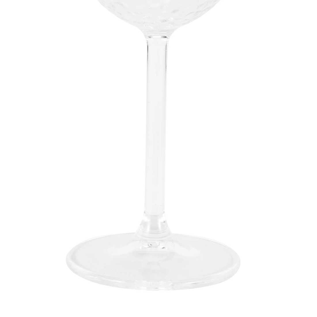 4 4 Clear Acrylic Hammered Wine Glasses, 4 of 5