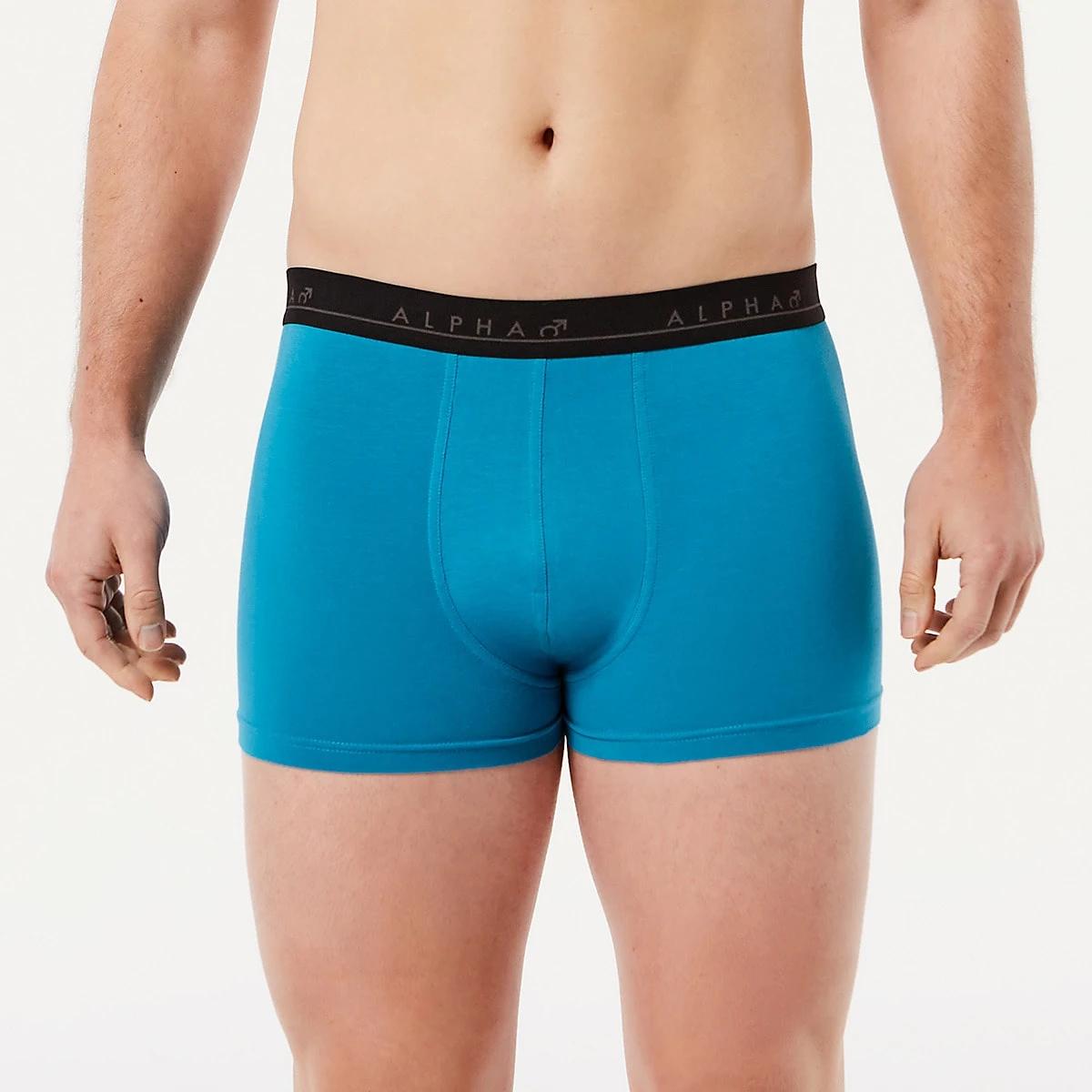 6 5 Pack Plain Trunks TURQUOISE BLUE, 6 of 10