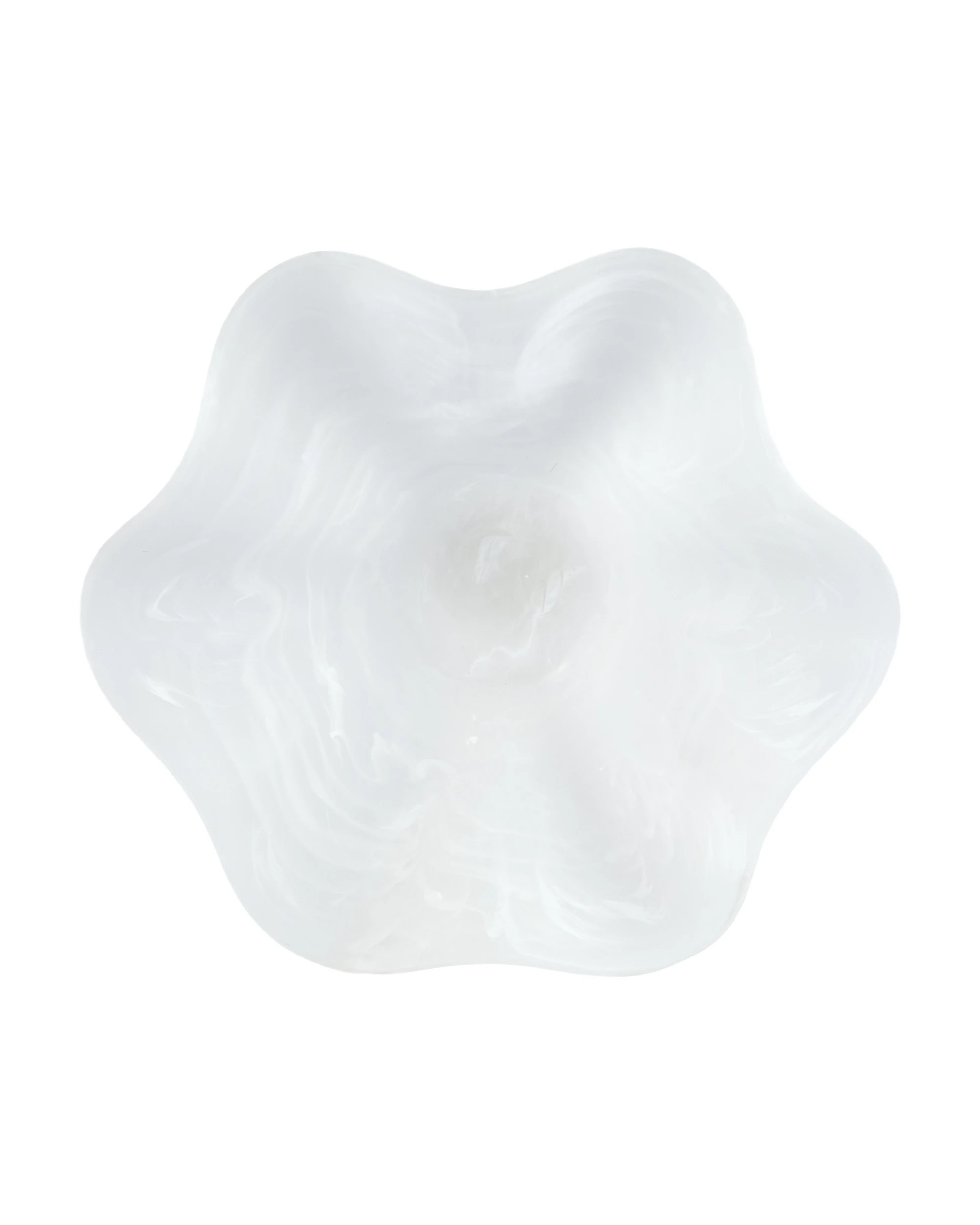 4 Swirl White Decor Bowl, 4 of 5