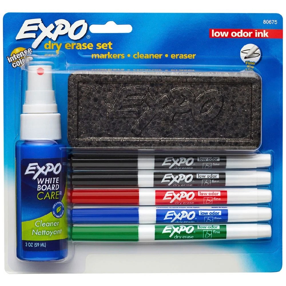 1 Expo Fine Whiteboard Markers Starter Set, 1 of 4