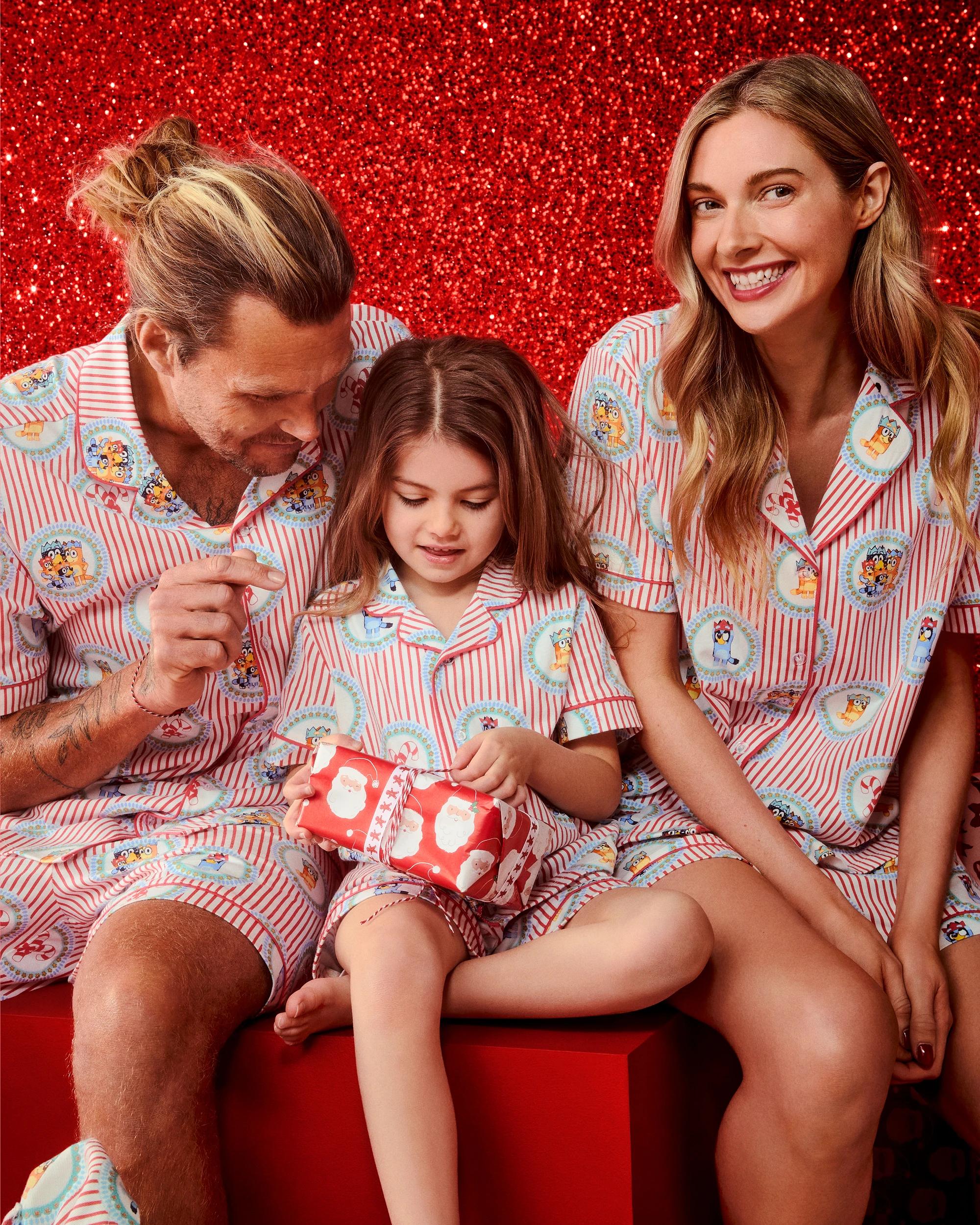 9 Family Matching Christmas Bluey Younger Kids Australian Cotton Pyjama Set BLUEY, 9 of 9