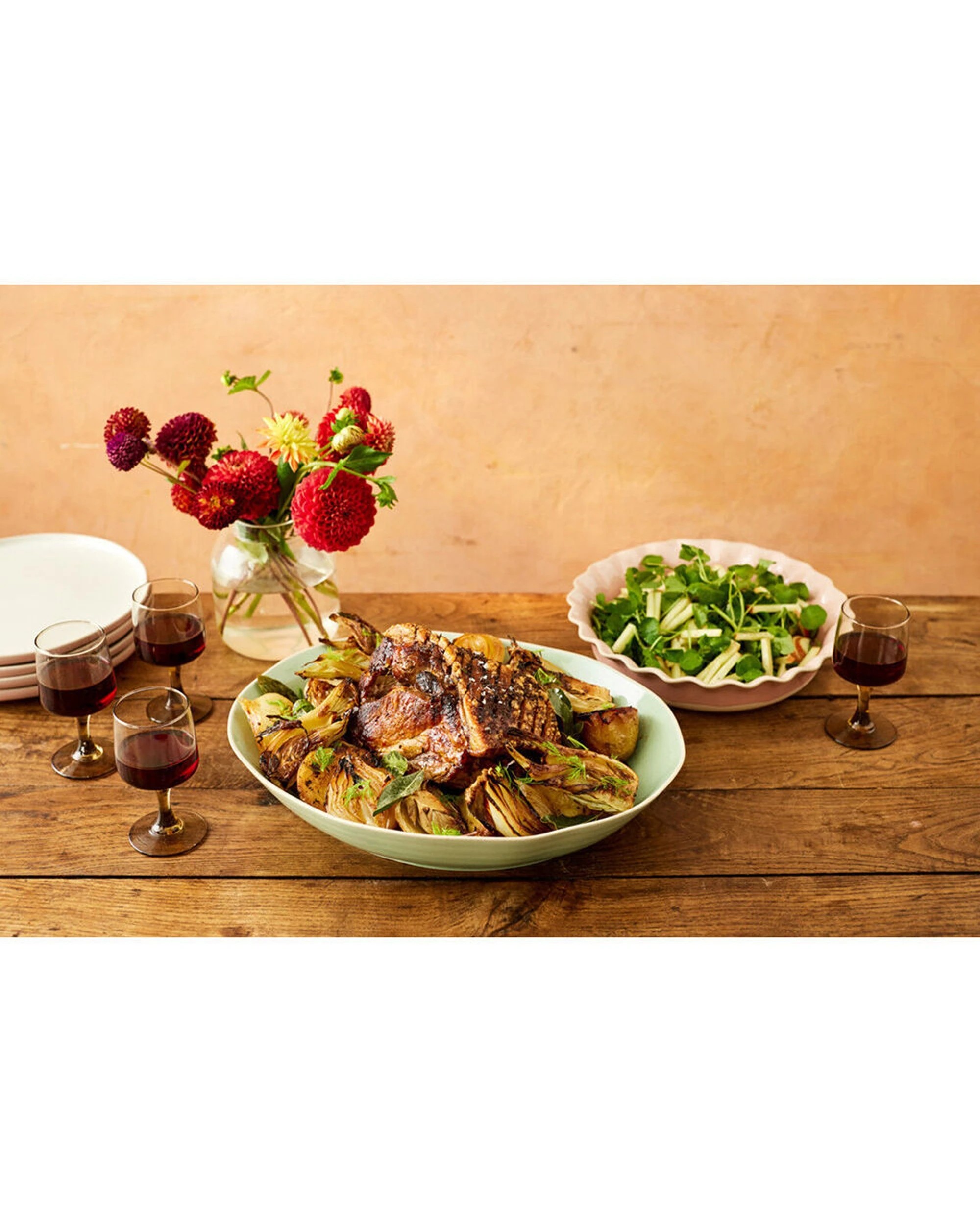 5 Jamie Oliver 2pk Stoneware Big Love Serving Bowl 39x32cm Durable Stoneware - Multi, 5 of 6