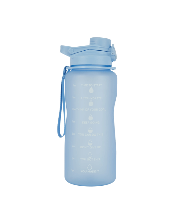 2.1L Blue Daily Intake Flip Lid Drink Bottle