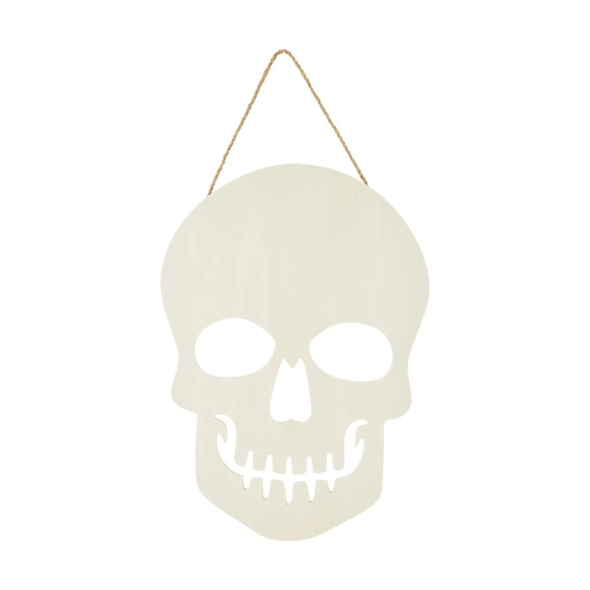 1 Halloween Craft Wood Blank - Skull, 1 of 3
