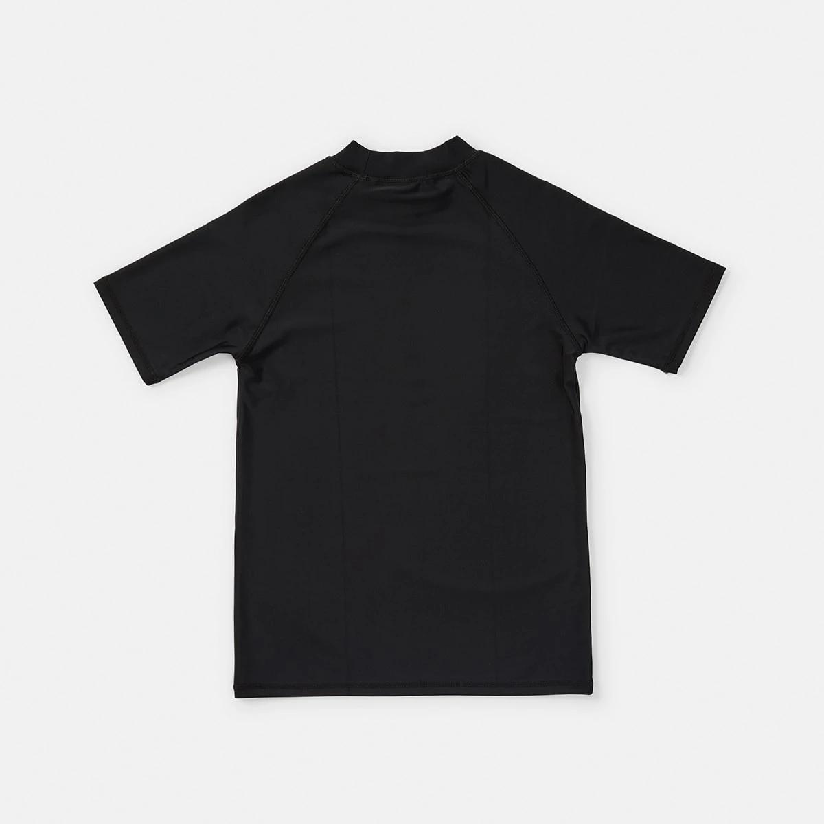 9 Short Sleeve Basic Rash Vest Black, 9 of 9