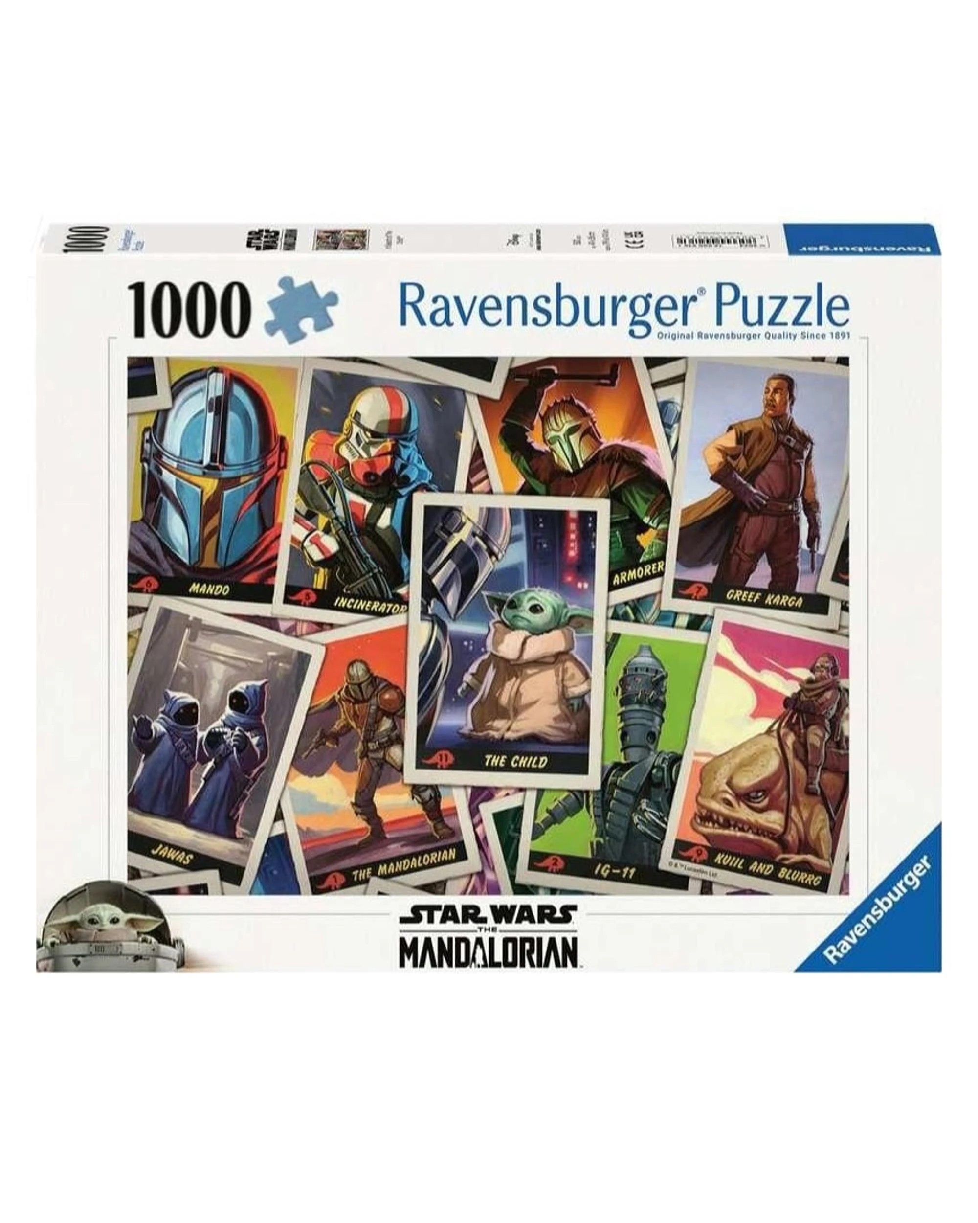 1 Ravensburger Star Wars Mandolorian In Search of the Child 1000 Piece Jigsaw Puzzle, 1 of 1