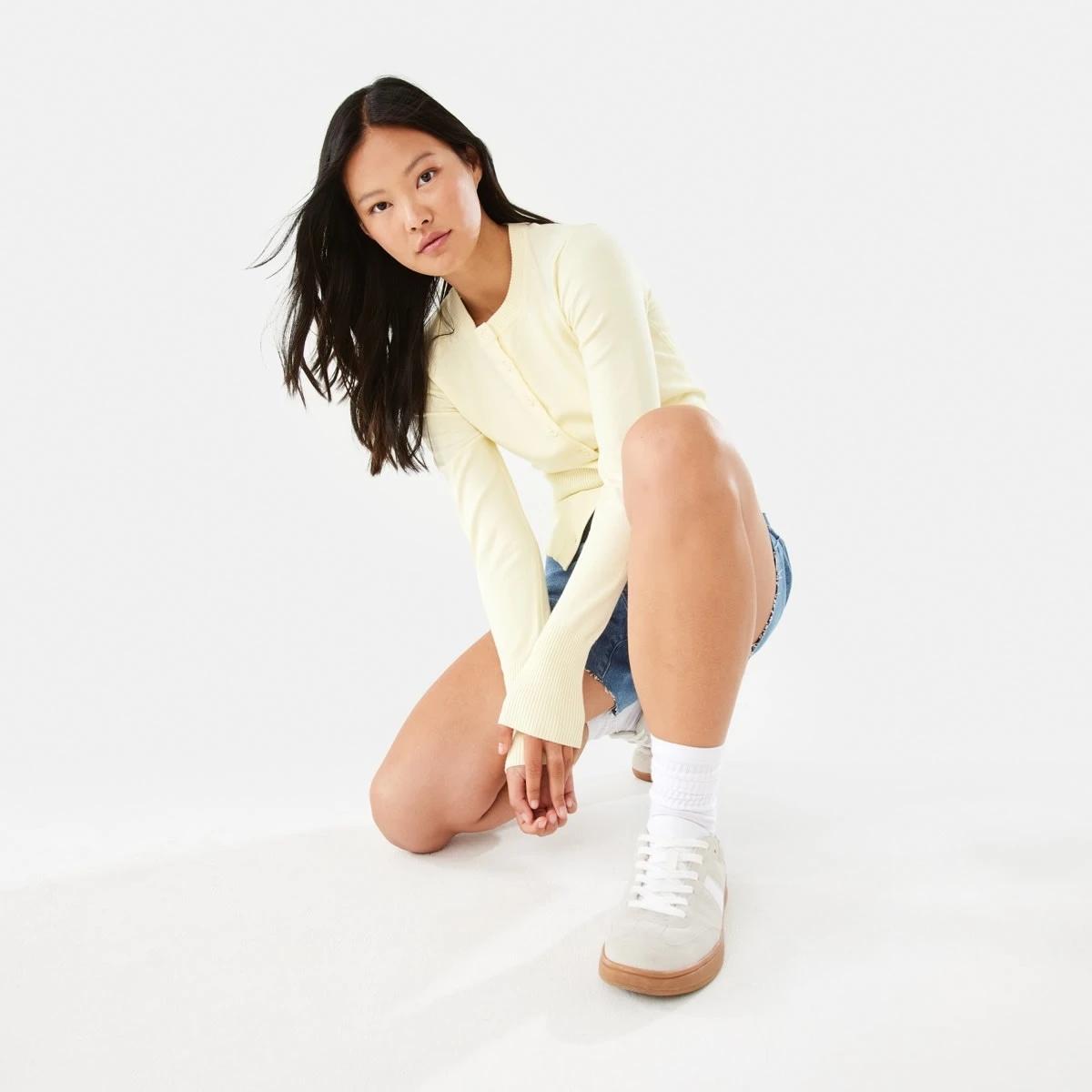 10 Fitted Cardigan Glow Yellw, 10 of 10
