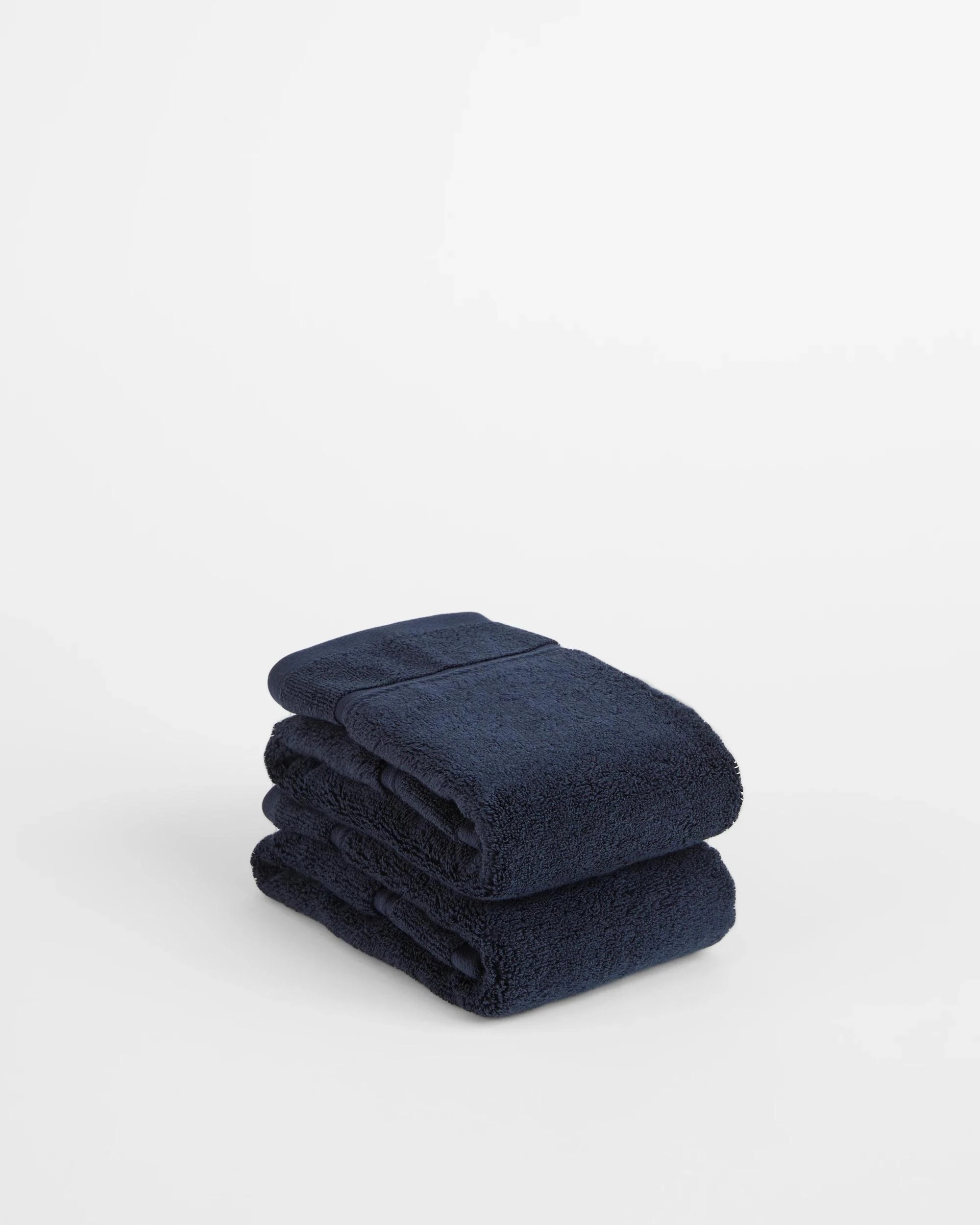 1 Target Luxury Egyptian Cotton Pile Hand Towel 2 Pack - Blue, 1 of 4