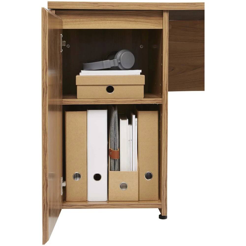 7 Washington 1500 x 1500mm Corner Workstation Black Walnut Desks, Tables and Workstations, 7 of 10