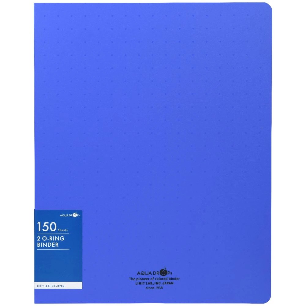 2 Aqua Drops A4 Twist Binder 2-O 18mm Vivid Blue, 2 of 4