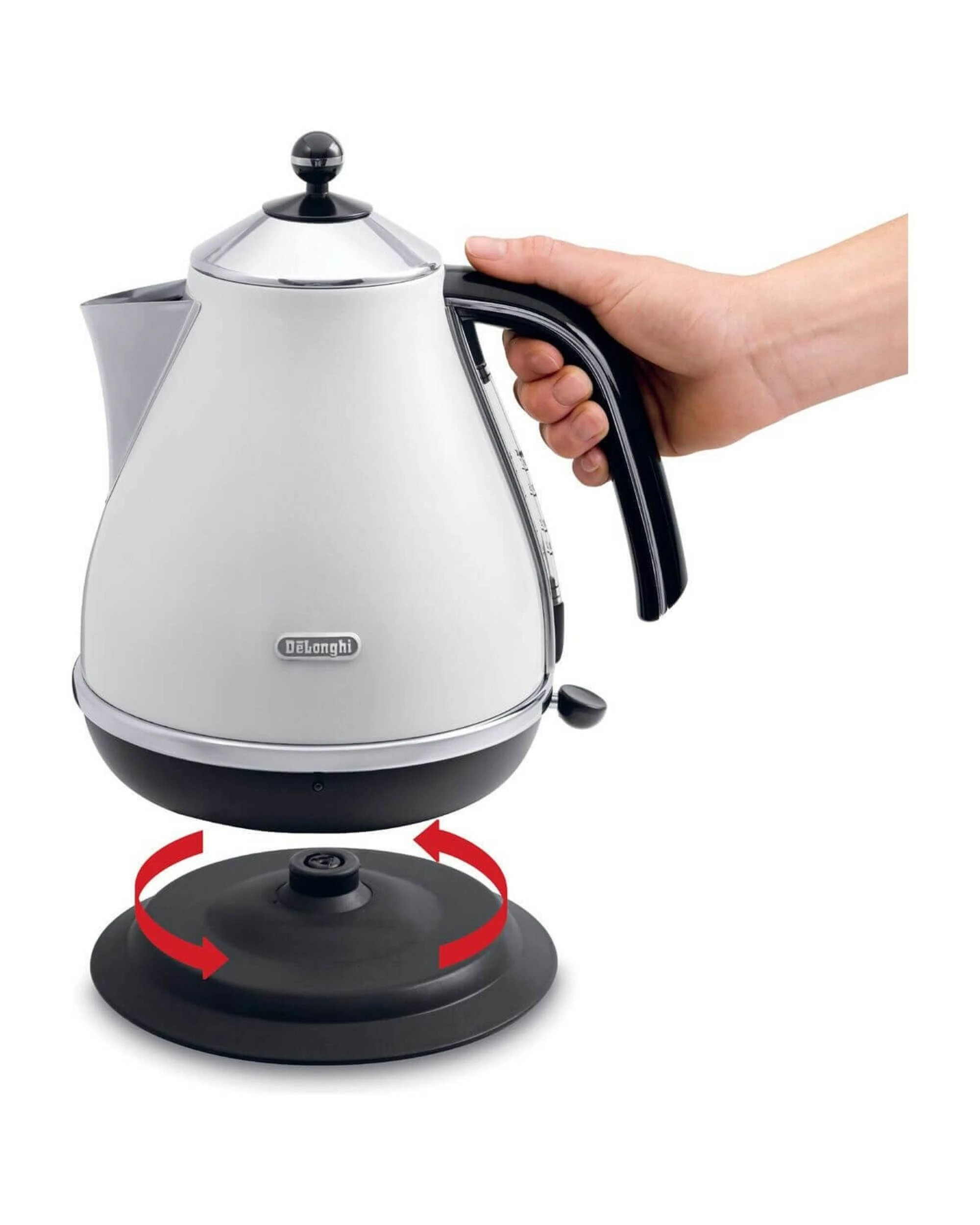 2 De'Longhi The Icona Capitals 1.7L Kettle Helsinki White, 2 of 5