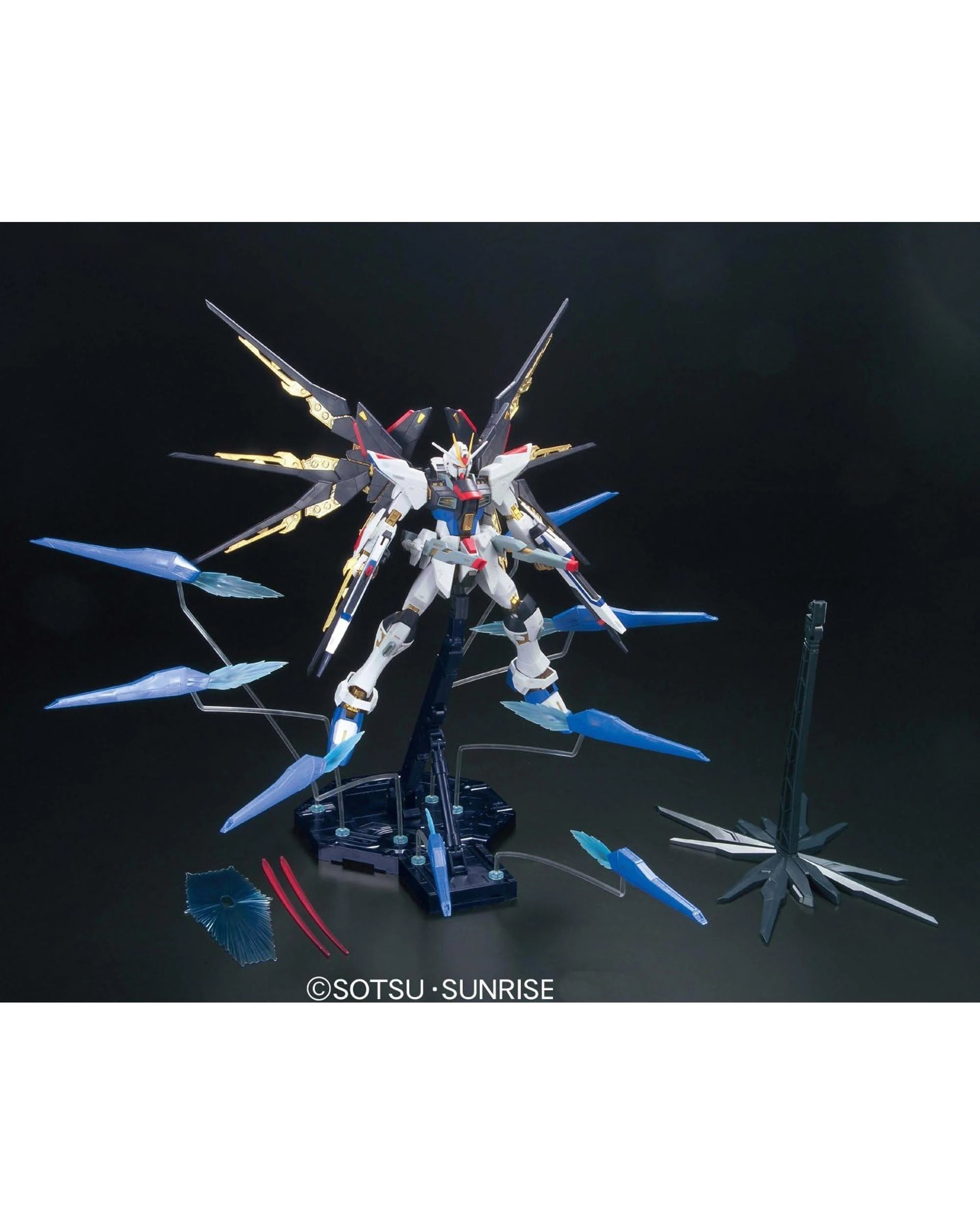 3 Bandai Gundam Strike Freedom Full Burst Mode MG 1/100 Model Kit, 3 of 3