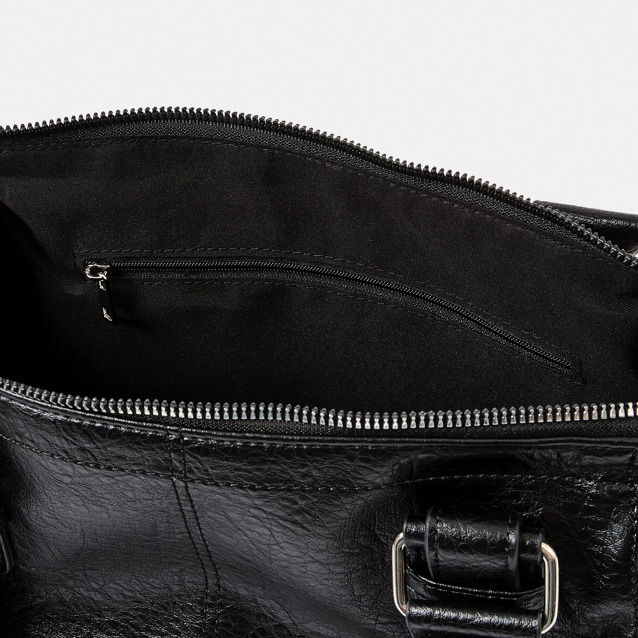 4 Vintage Tote Bag BLACK, 4 of 5