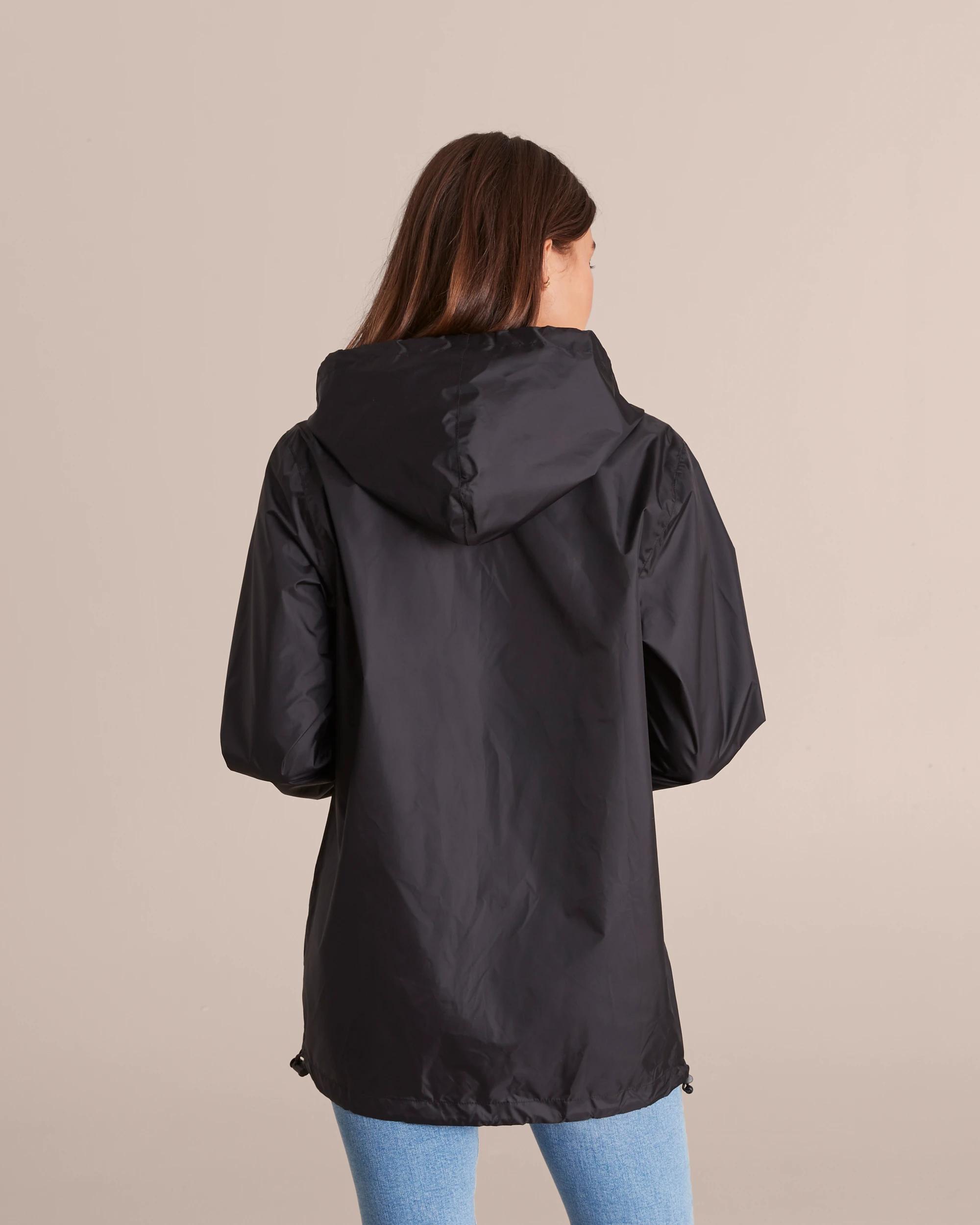 8 Target Fold Up Rain Jacket BLACK, 8 of 10