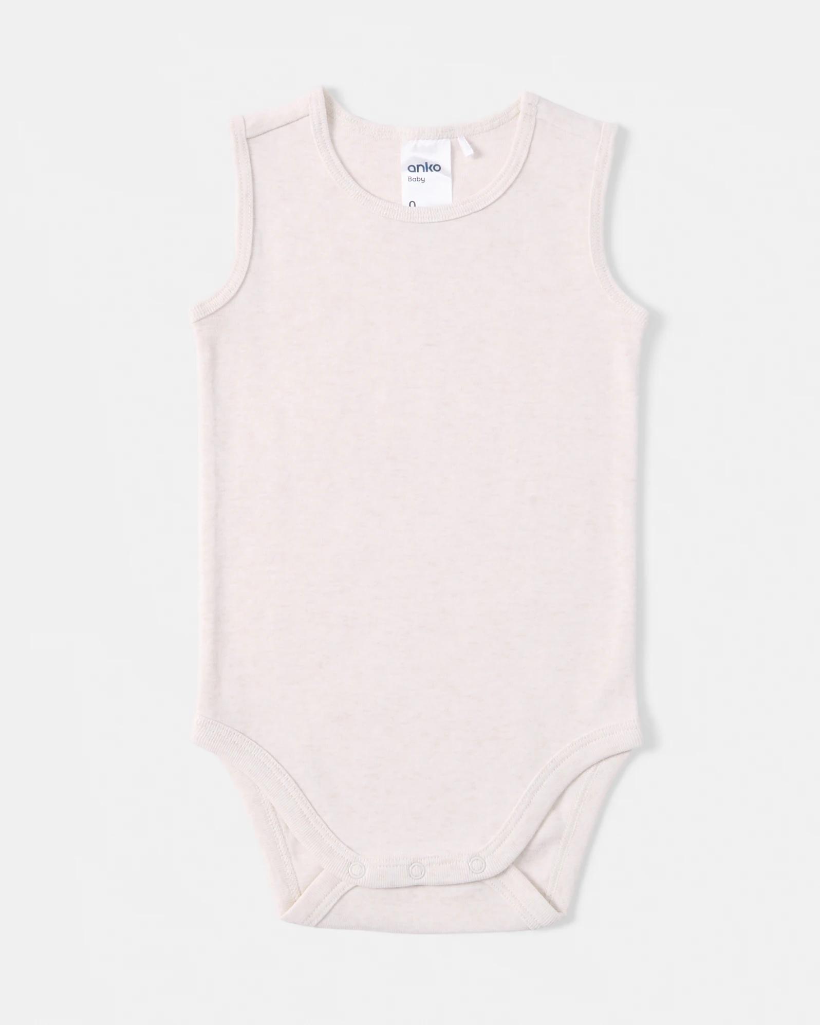 3 2 Pack Cotton Sleeveless Bodysuits Pnk Pck, 3 of 6