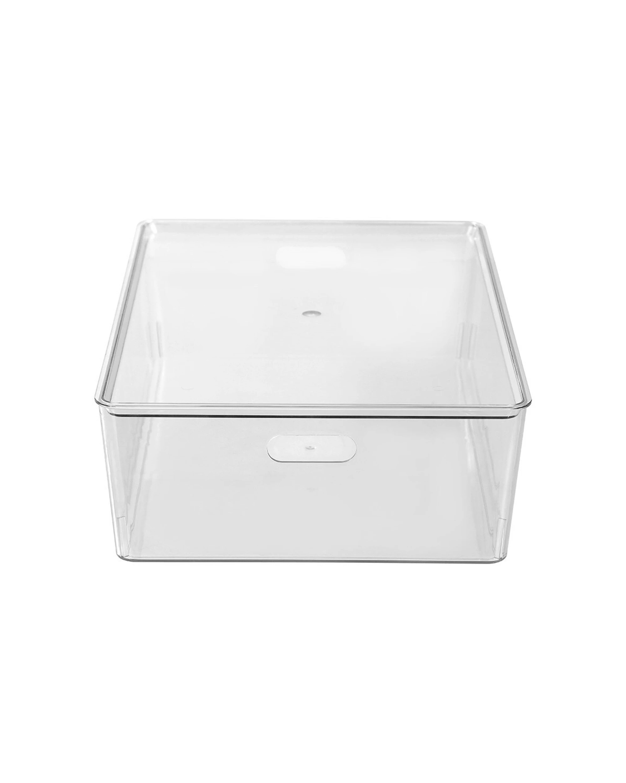 1 Boxsweden Crystal Tidy Box Container Lidded 24l 54cm Storage Container
 - Clear, 1 of 5