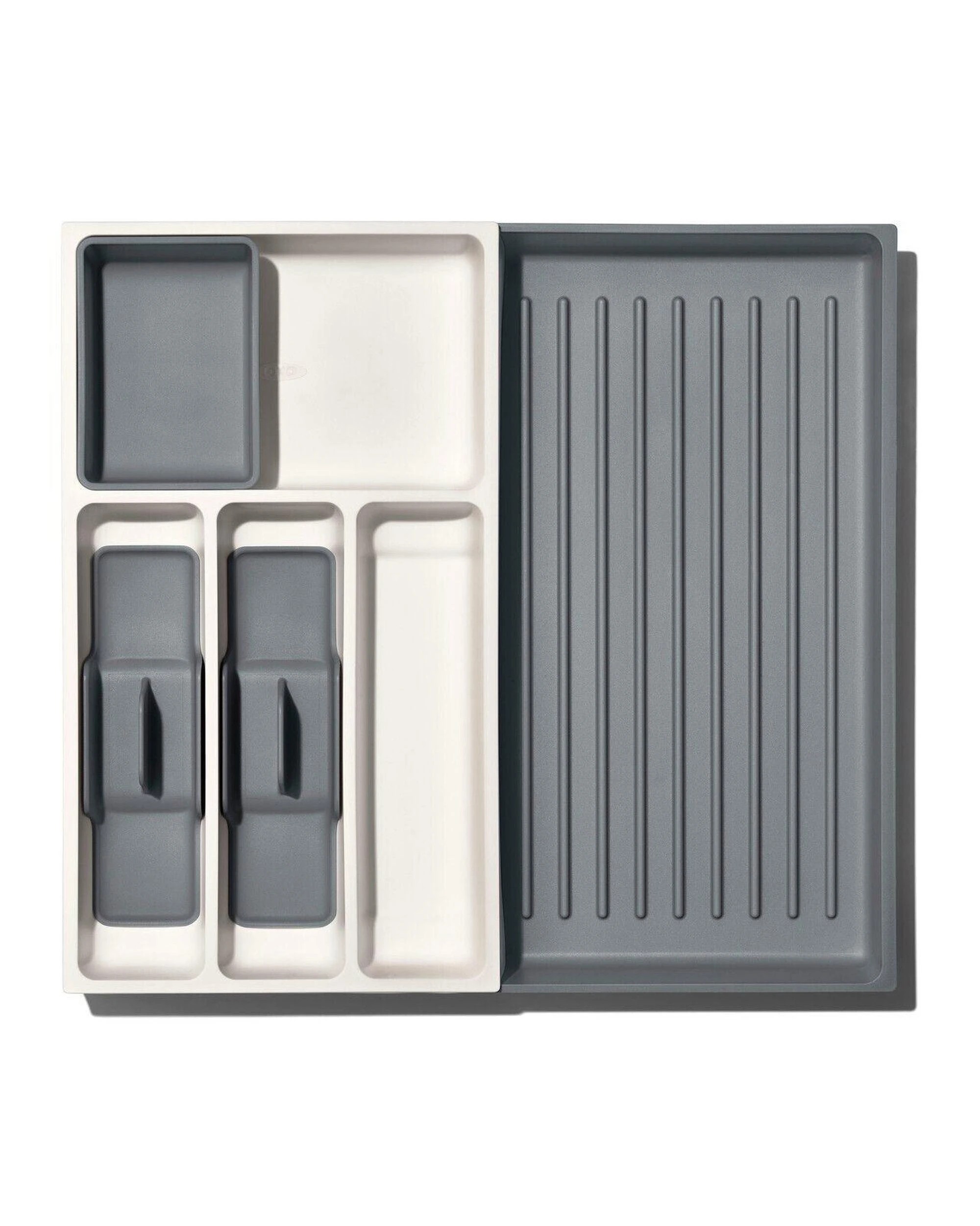 8 OXO Good Grips Expandable Utensil Organiser Cutlery Tray, 8 of 8