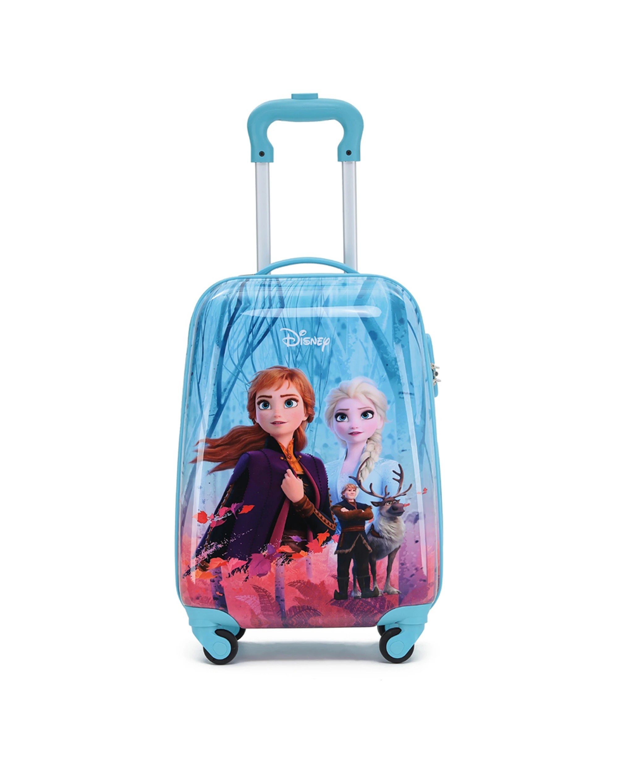 5 Disney Frozen 17" Cabin Trolley Case Wheeled Suitcase Luggage Kids Travel - Multi, 5 of 5