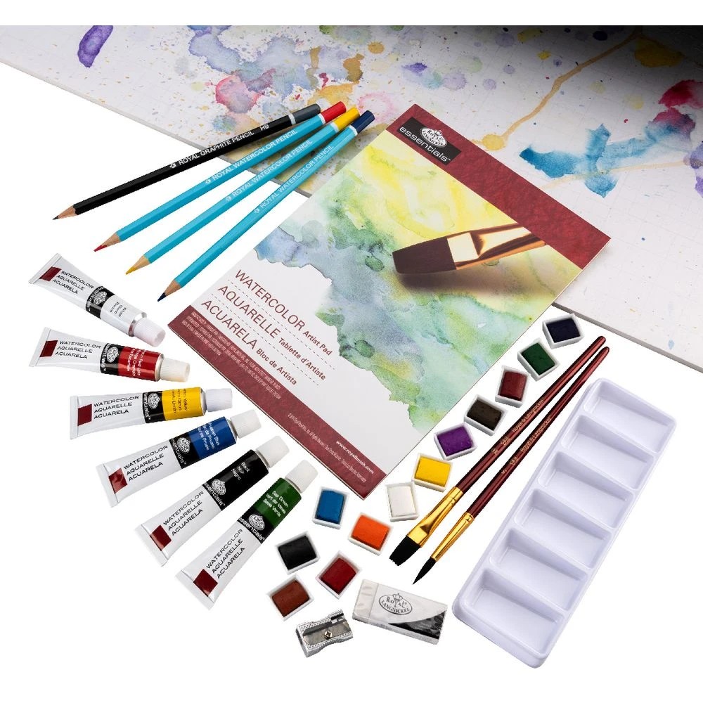 4 Royal & Langnickel Artist Tin Large Watercolour Set 29 Pieces, 4 of 5