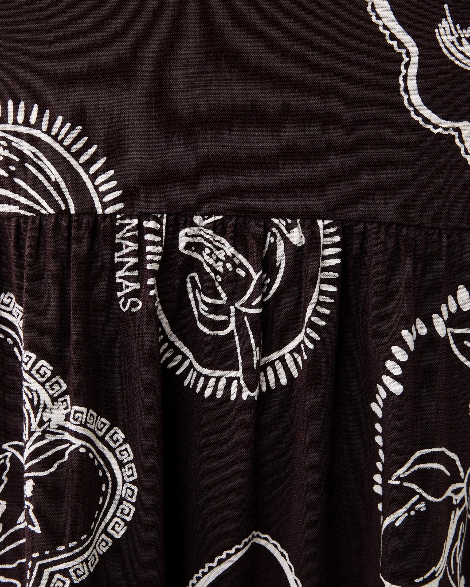 5 Curve Sleeveless Tiered Maxi Dress Sol Plum, 5 of 6