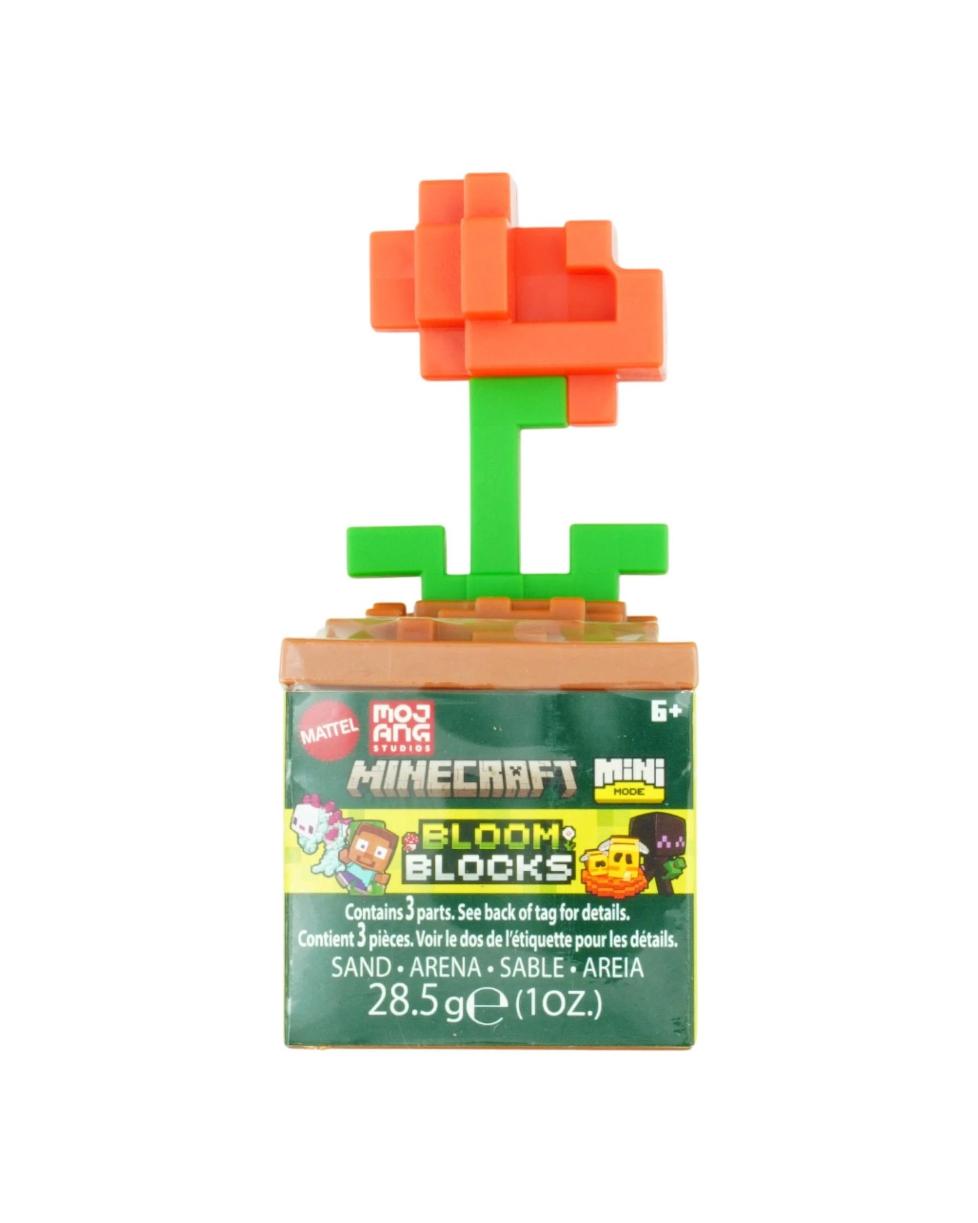 1 Minecraft Mini Mode Bloom Blocks Capsule - Poppy, 1 of 3