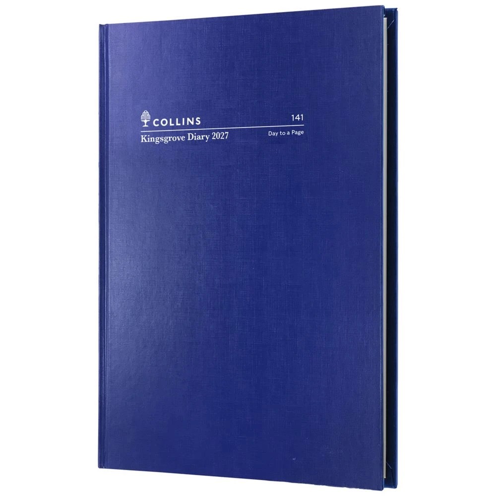 2 Collins Kingsgrove A4 Day to Page 2027 Diary Blue, 2 of 4