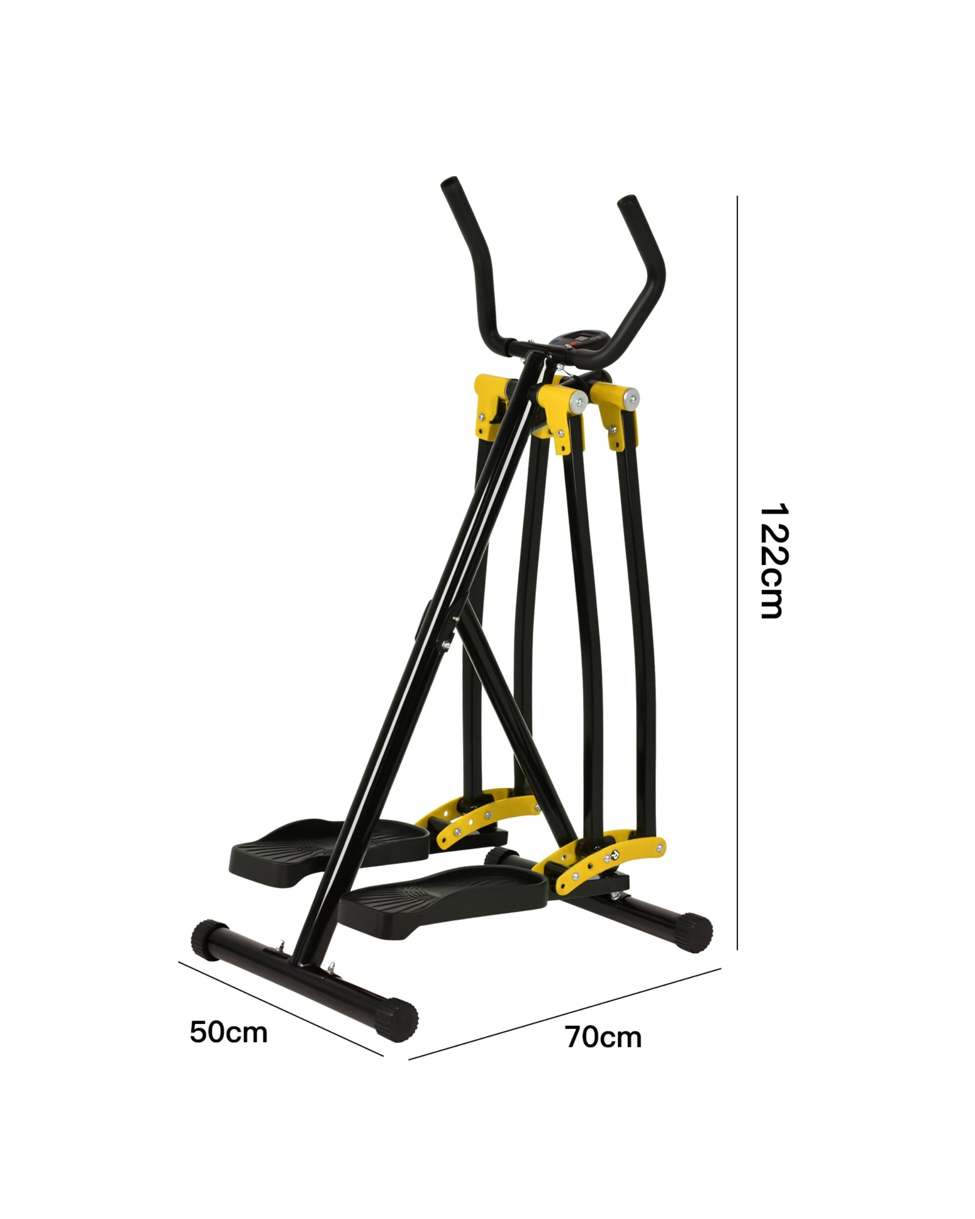 2 Advwin 2 in 1 Air Walker Exercise Machine, Home Foldable Fitness Glider Stepper, 120kg Capacity, 2 of 8