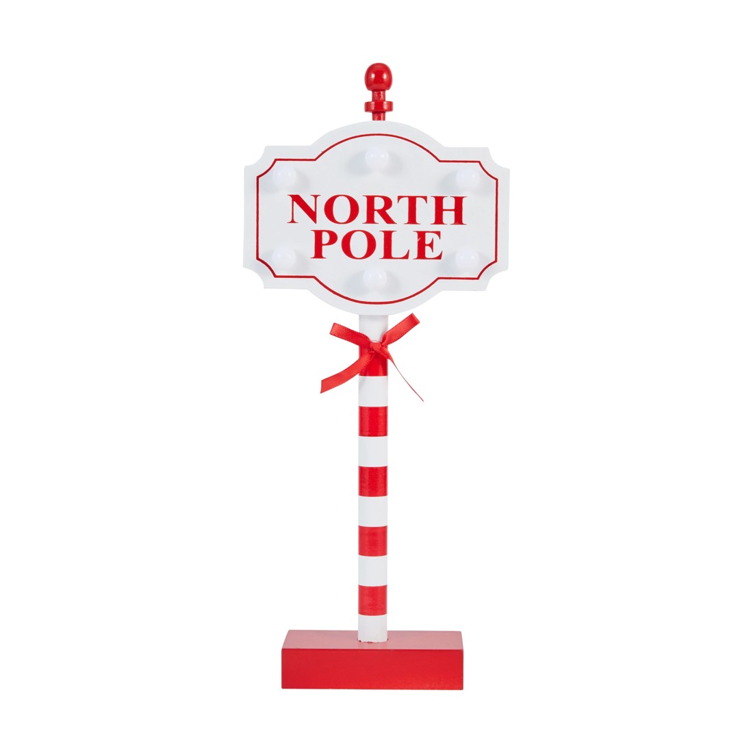 4 Light Up North Pole Sign, 4 of 8