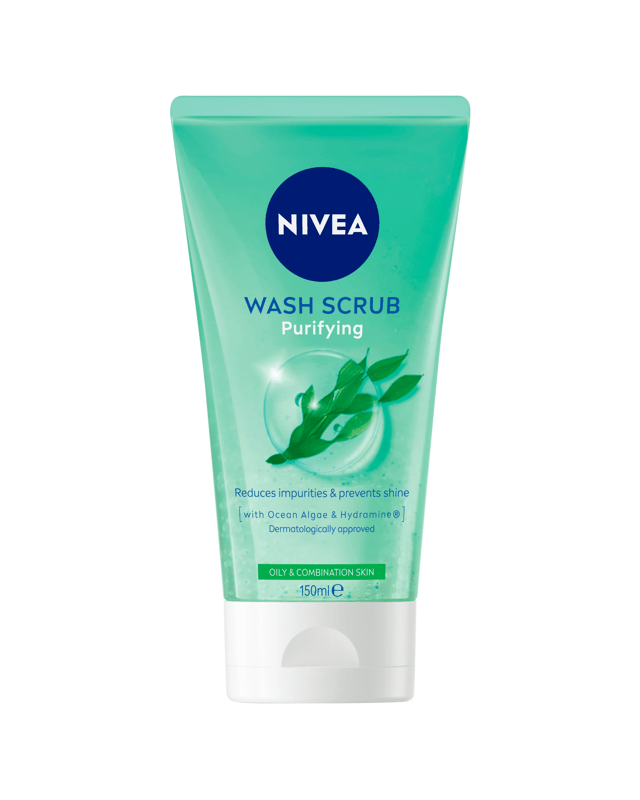 Nivea Purifying Wash Scrub 150ml - Ocean Algae and Hydra
