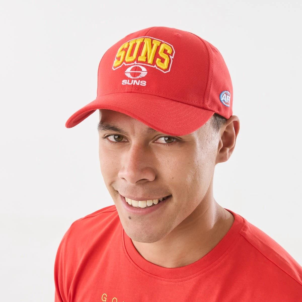 4 Official AFL Adult Cap Gc Suns, 4 of 6
