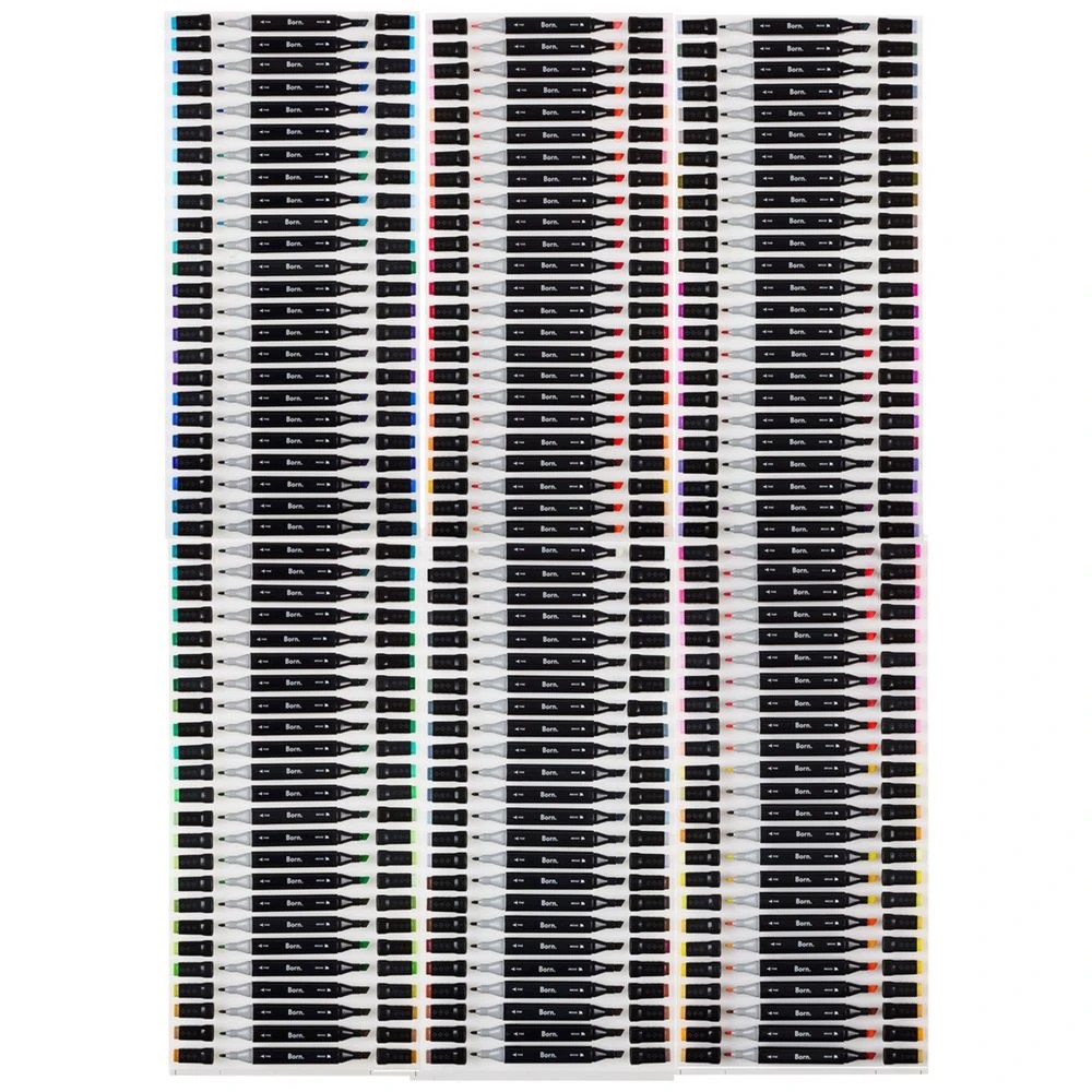 6 Born Dual-Tip Art Markers Assorted 144 Pack, 6 of 7