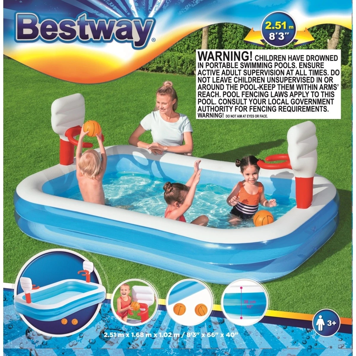 6 Bestway Basketball Pool, 6 of 6