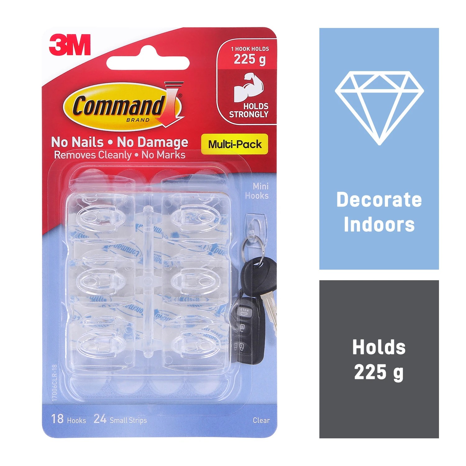 1 18 Pack 3M Command Mini Hooks, 1 of 6