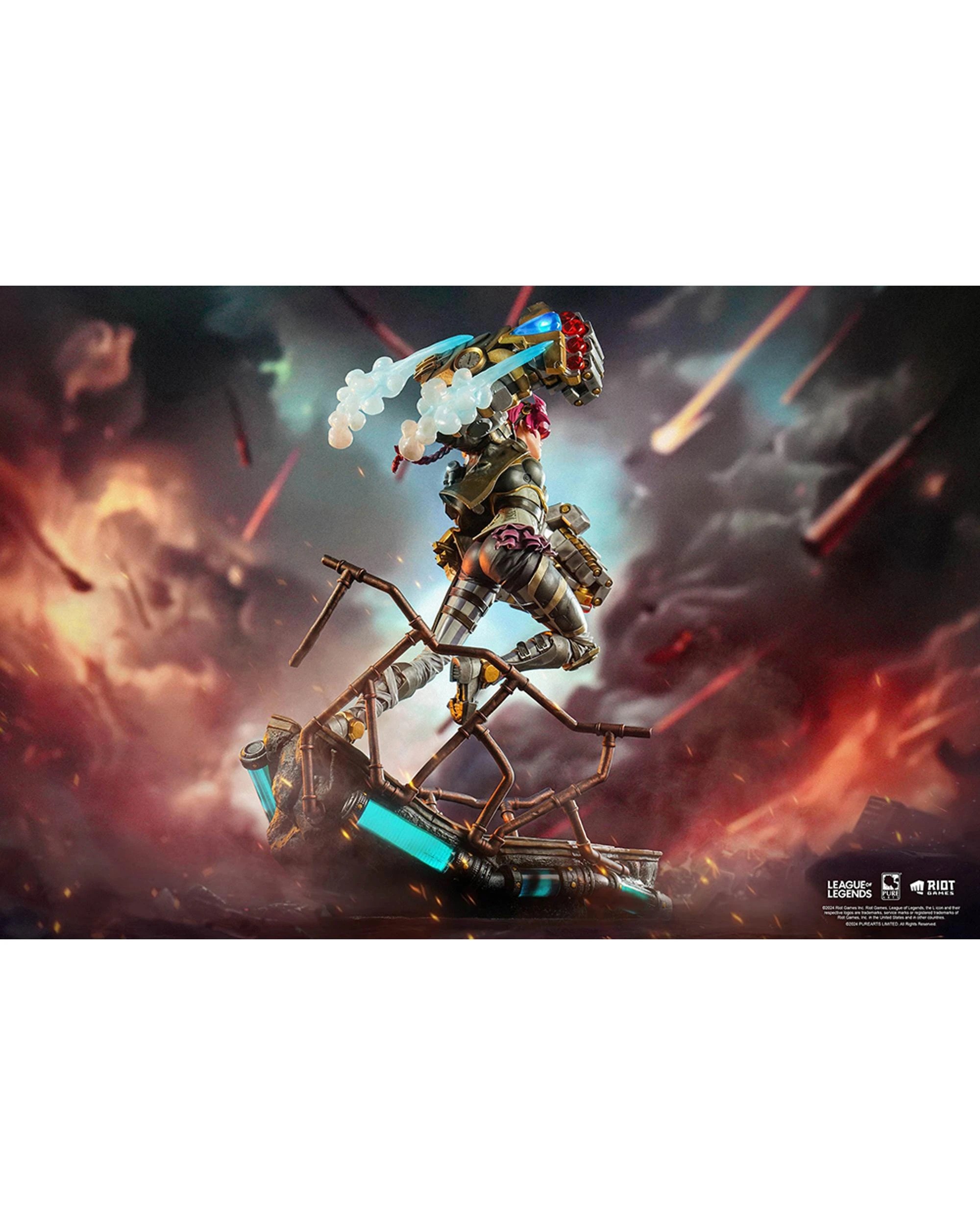 8 Pure Arts League of Legends: Vi 1:6 Scale Statue, 8 of 10