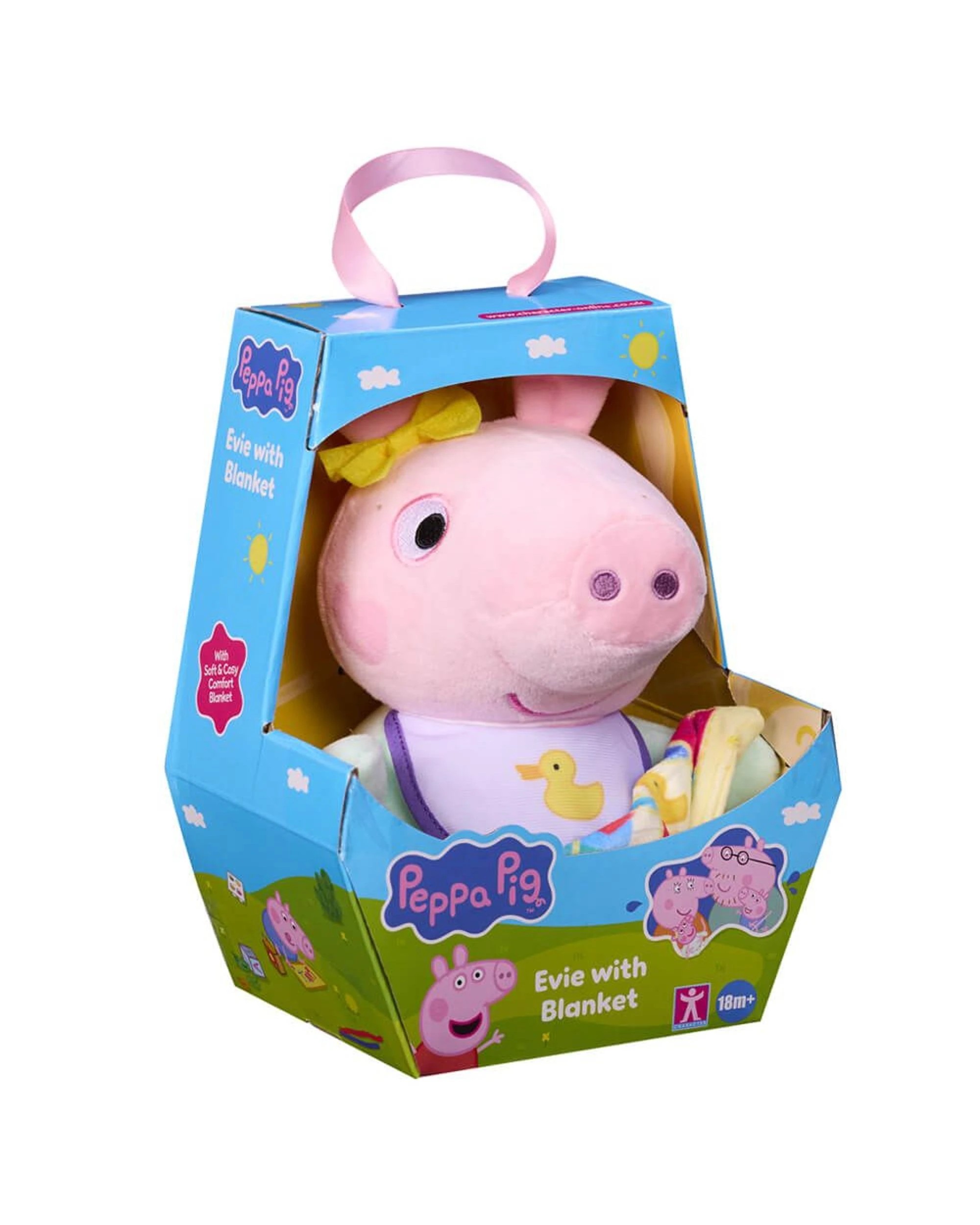 2 Peppa Pig Evie With Blanket Plush, 2 of 4