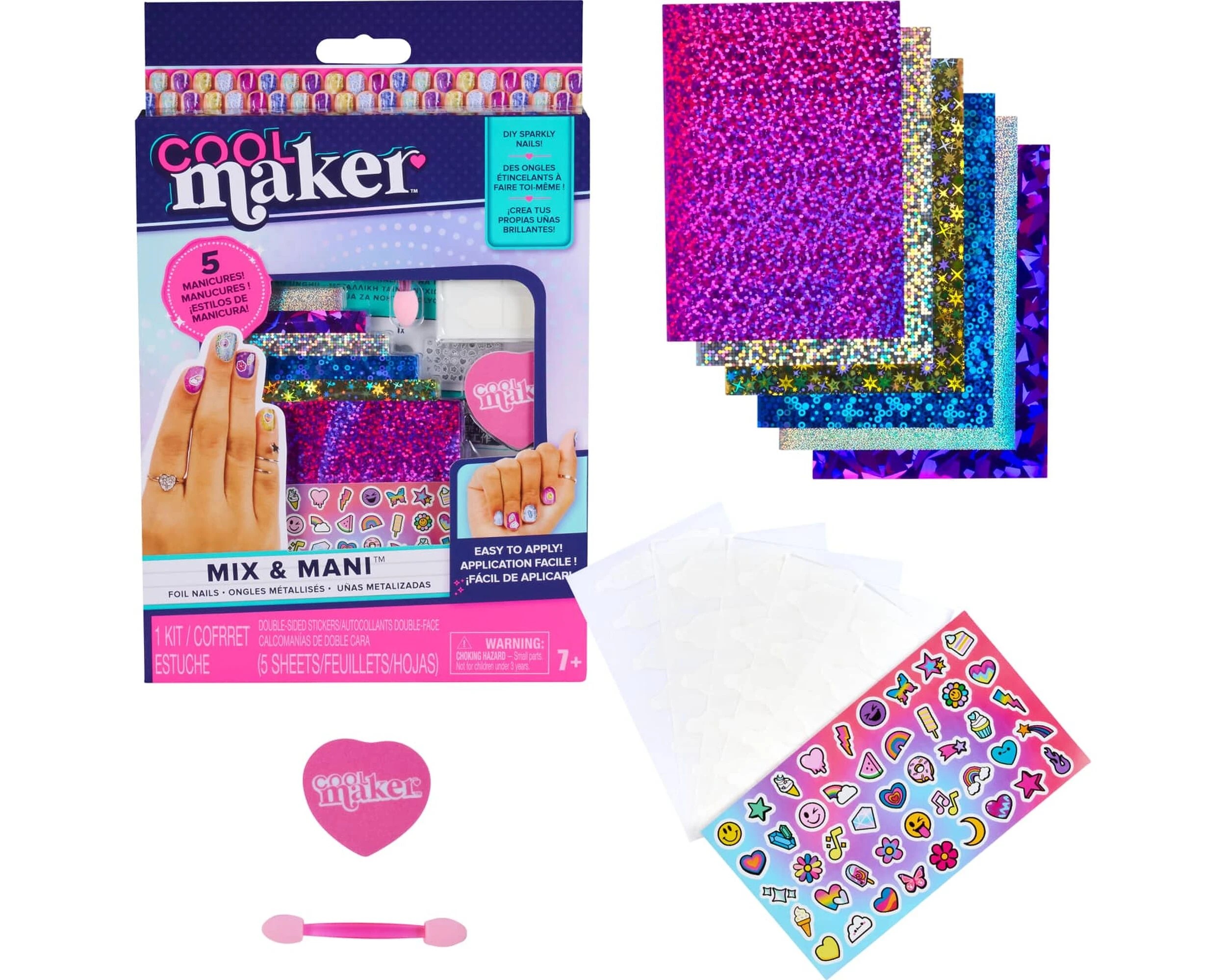 Cool Maker - Mix & Mani Holiday Foil Nail Kit - Kmart