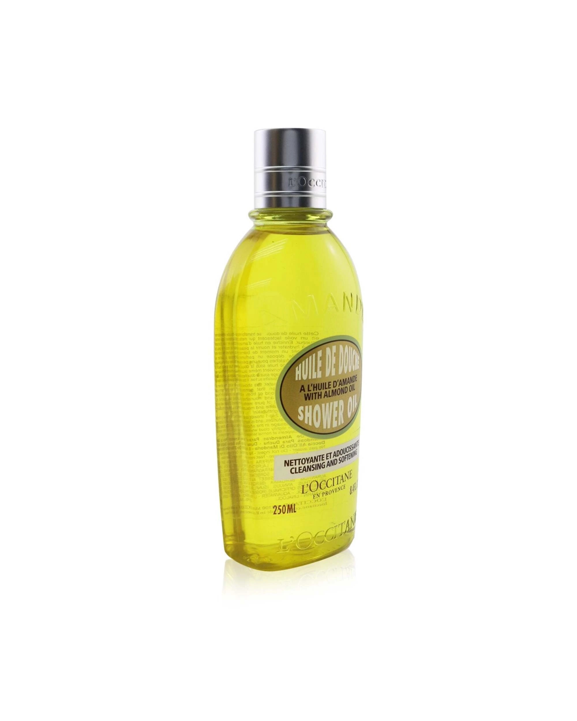 3 L'Occitane Almond Cleansing & Soothing Shower Oil  500ml/16.7oz, 3 of 4