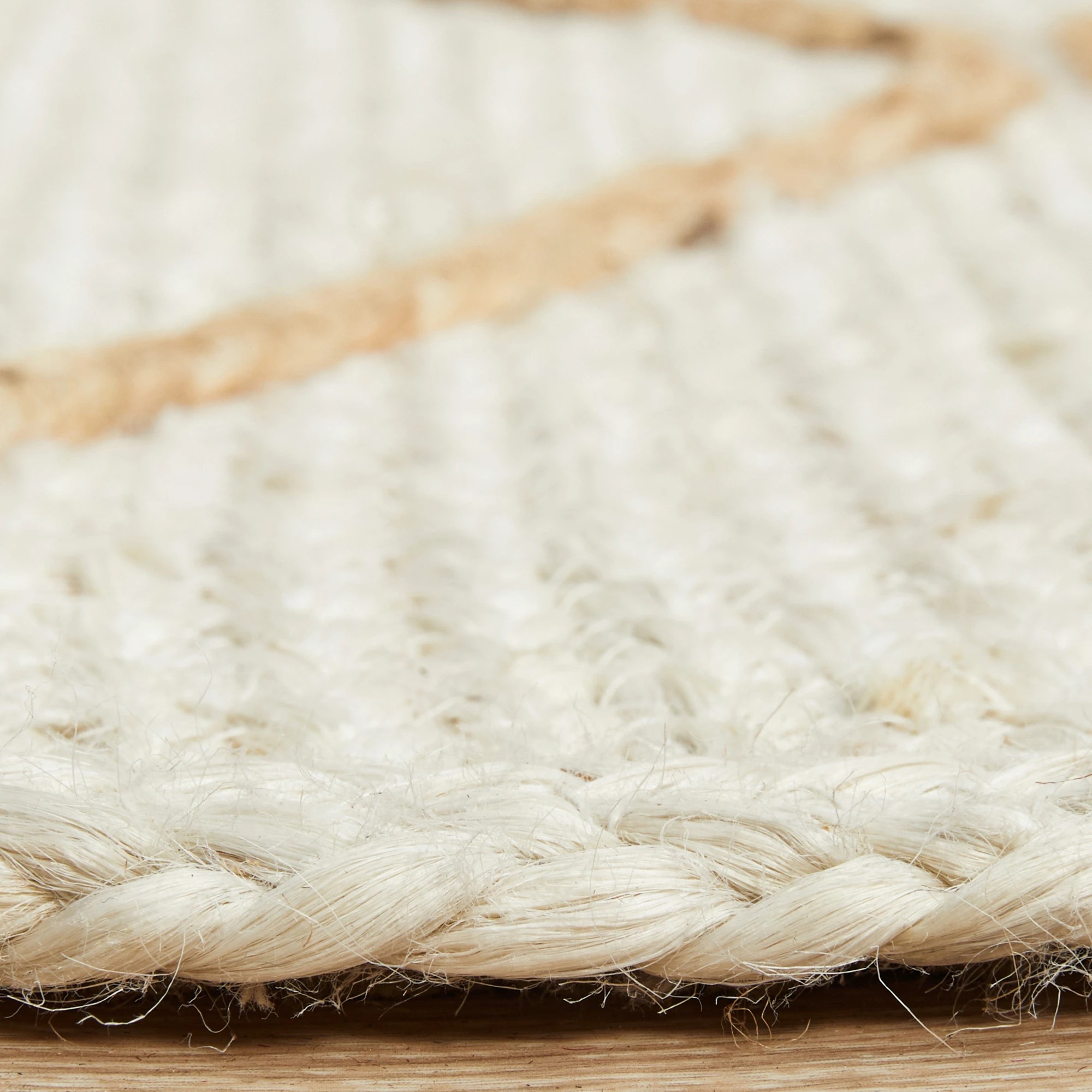 7 Common Ground Rugs Drift 222 220x150cm - Medium Jute Rug - Natural, 7 of 8