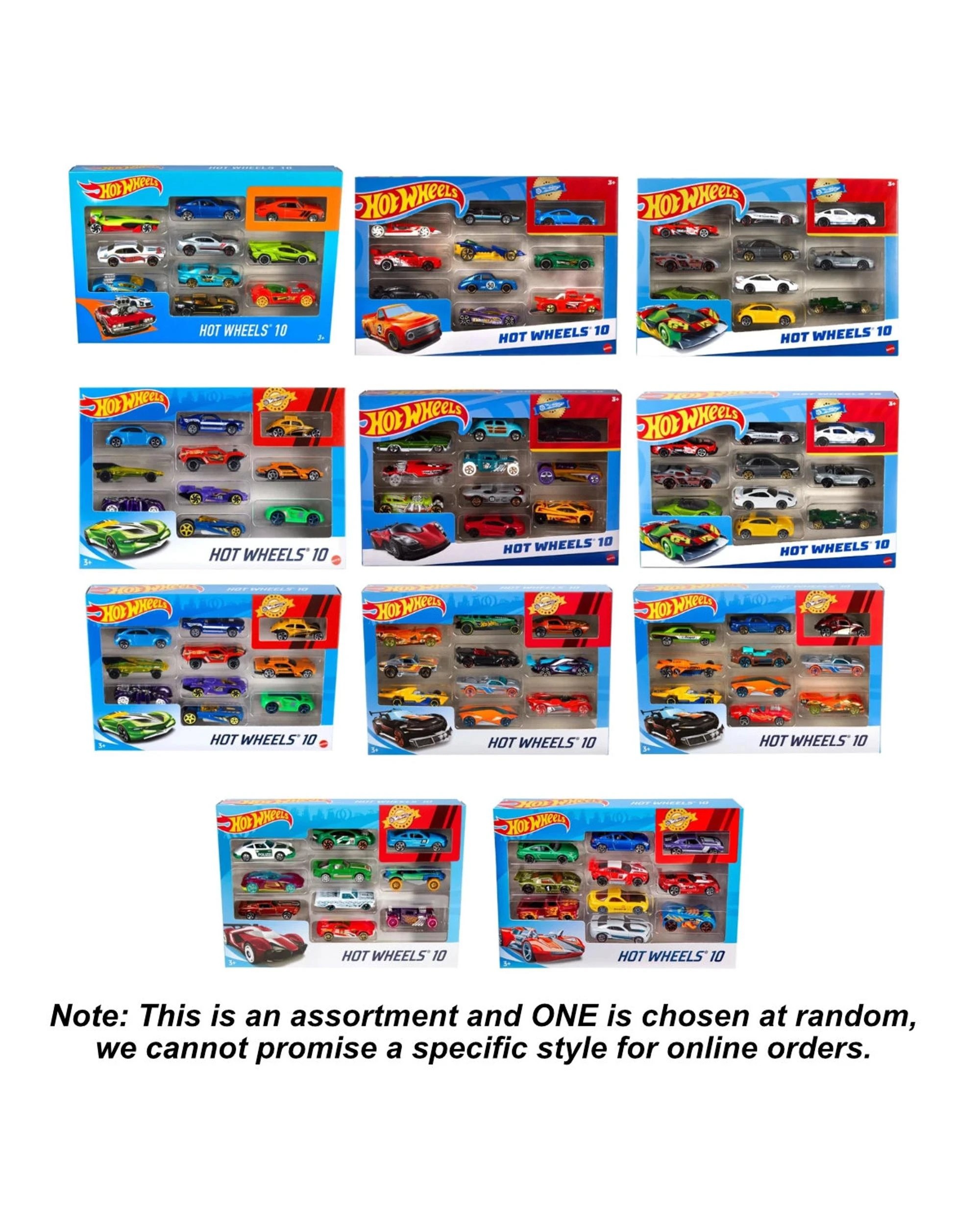 2 Mattel Hot Wheels 10-Pack Assortment, 2 of 2