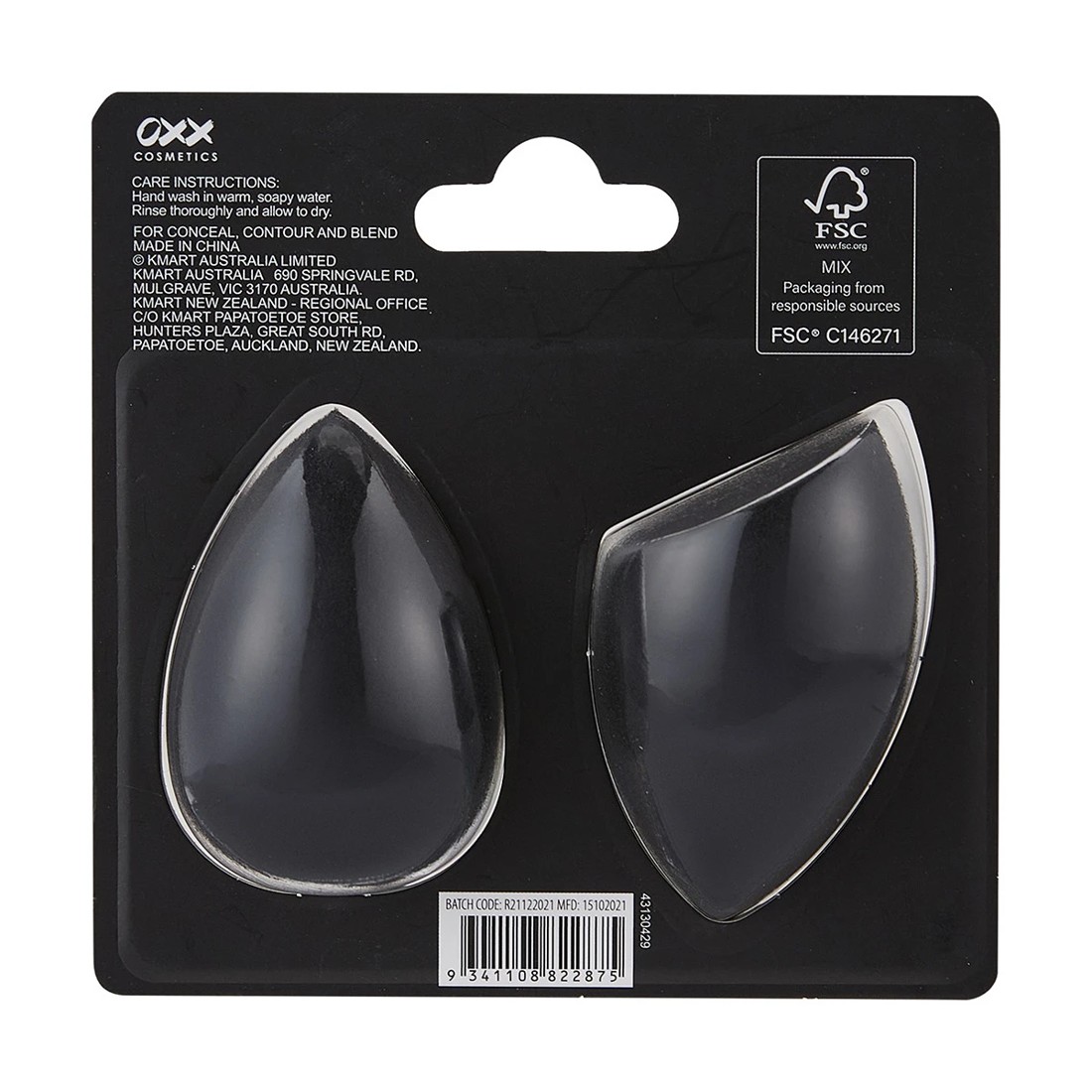 7 OXX Cosmetics 2 Pack Blender Sponge - Black, 7 of 7