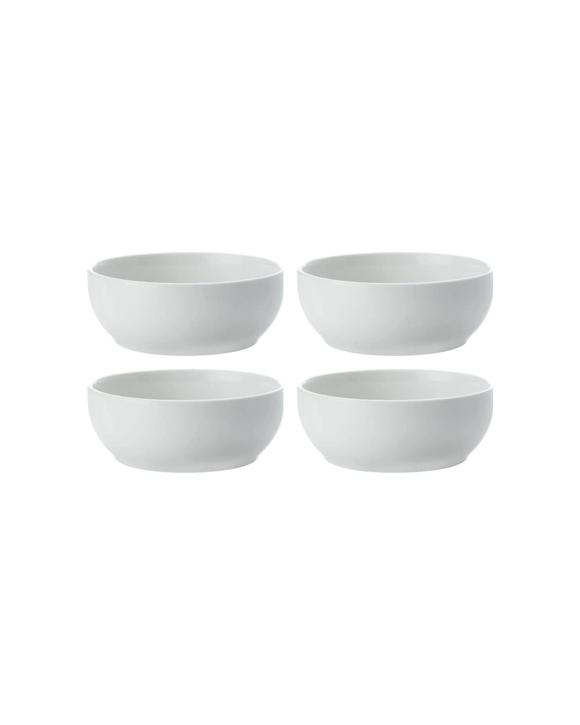 Maxwell & Williams 4x Basics 11.5cm Porcelain Nut Bowl Microwave Safe - White