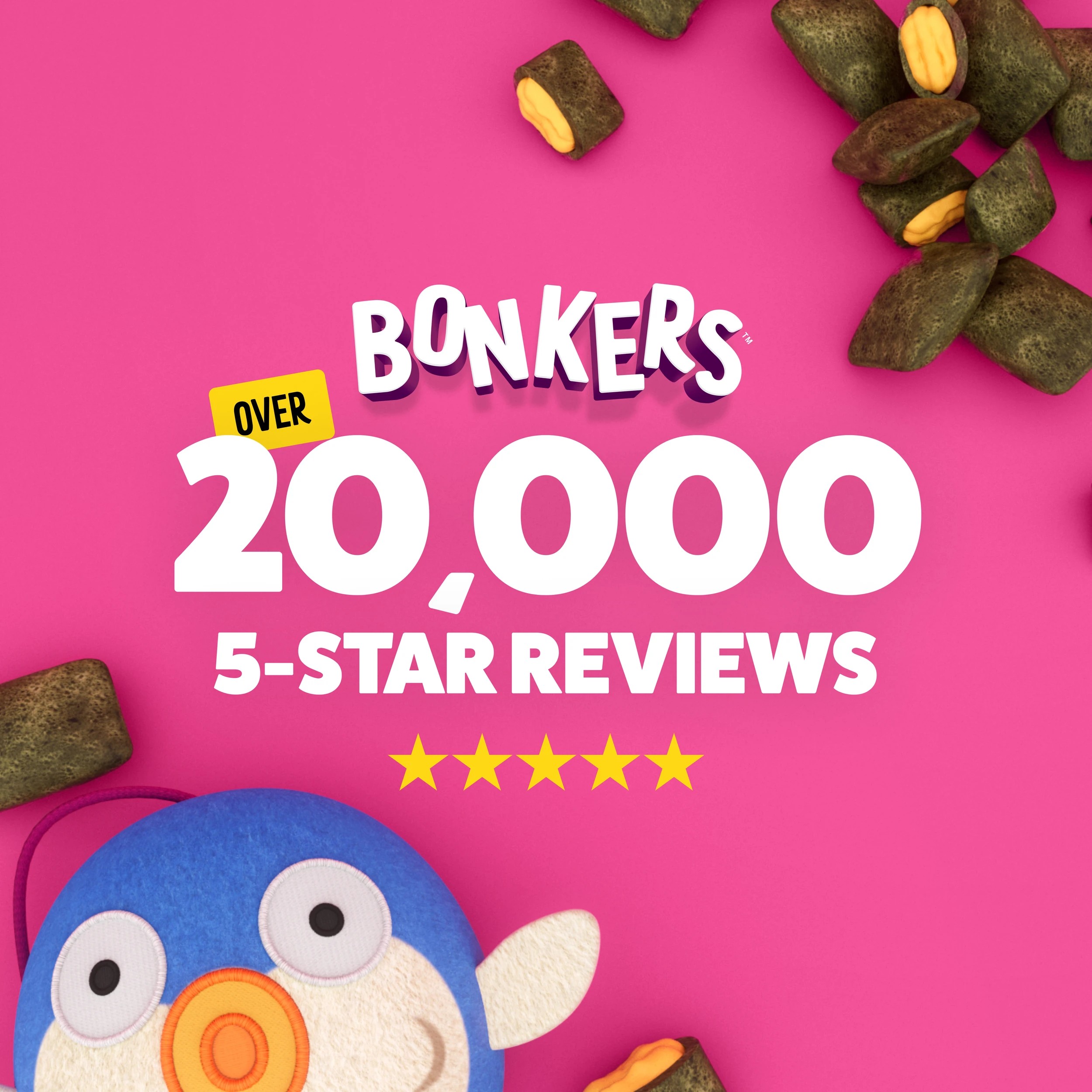 8 BONKERS Surprise Catnip Flavor Cat Treats with Blind Box Cat Toy, 8 of 10