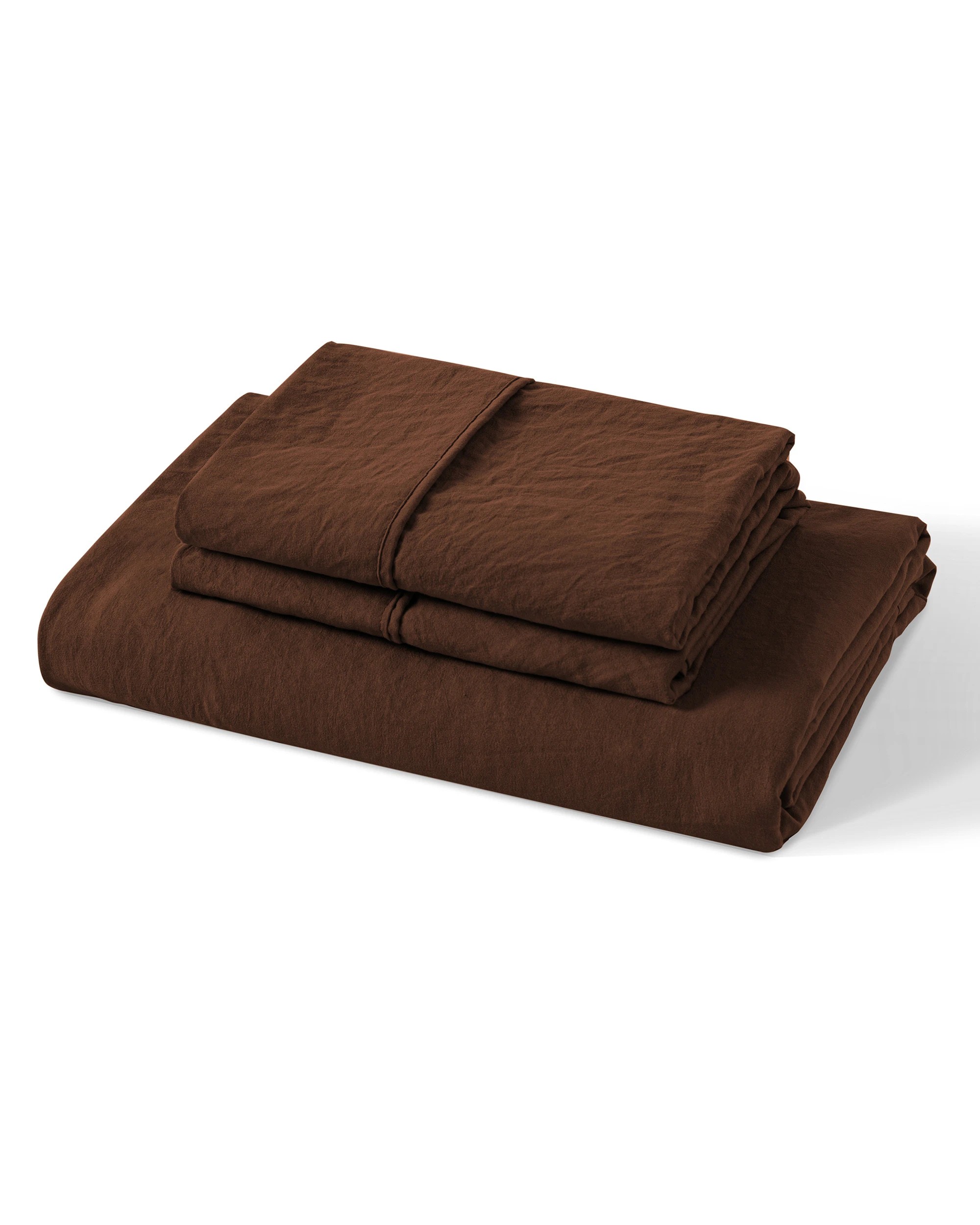 9 Dreamaker Superfine Washed Microfibre Combo Fitted Sheet Set - Long Single Bed - Chocolate, 9 of 10