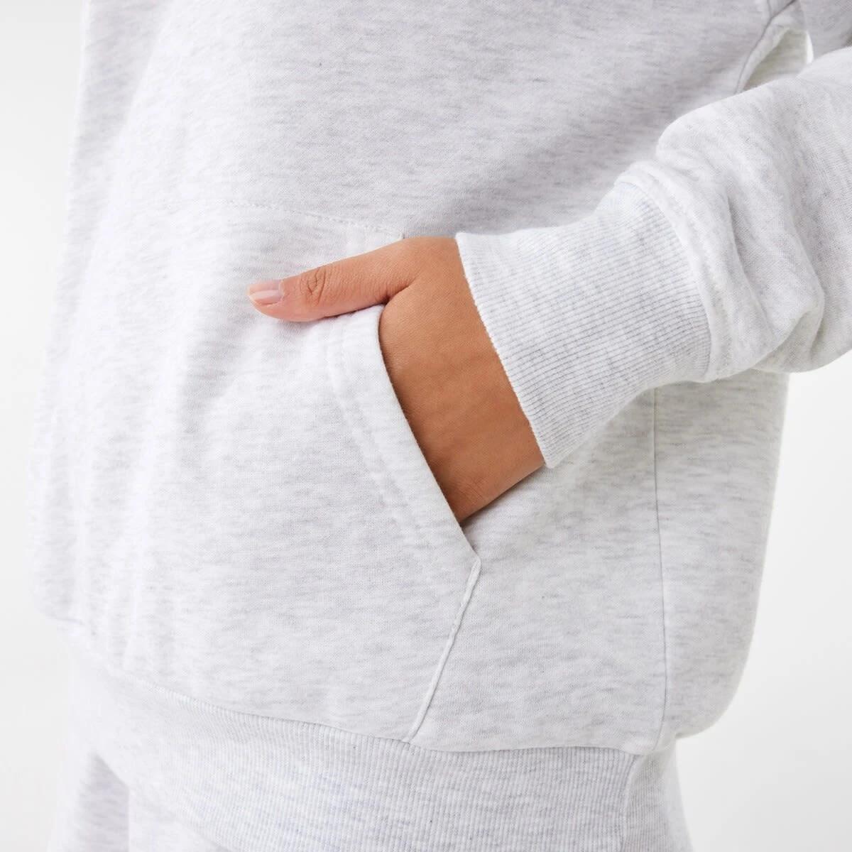 8 Everlast Womens New Core Hoodie White Marl, 8 of 10